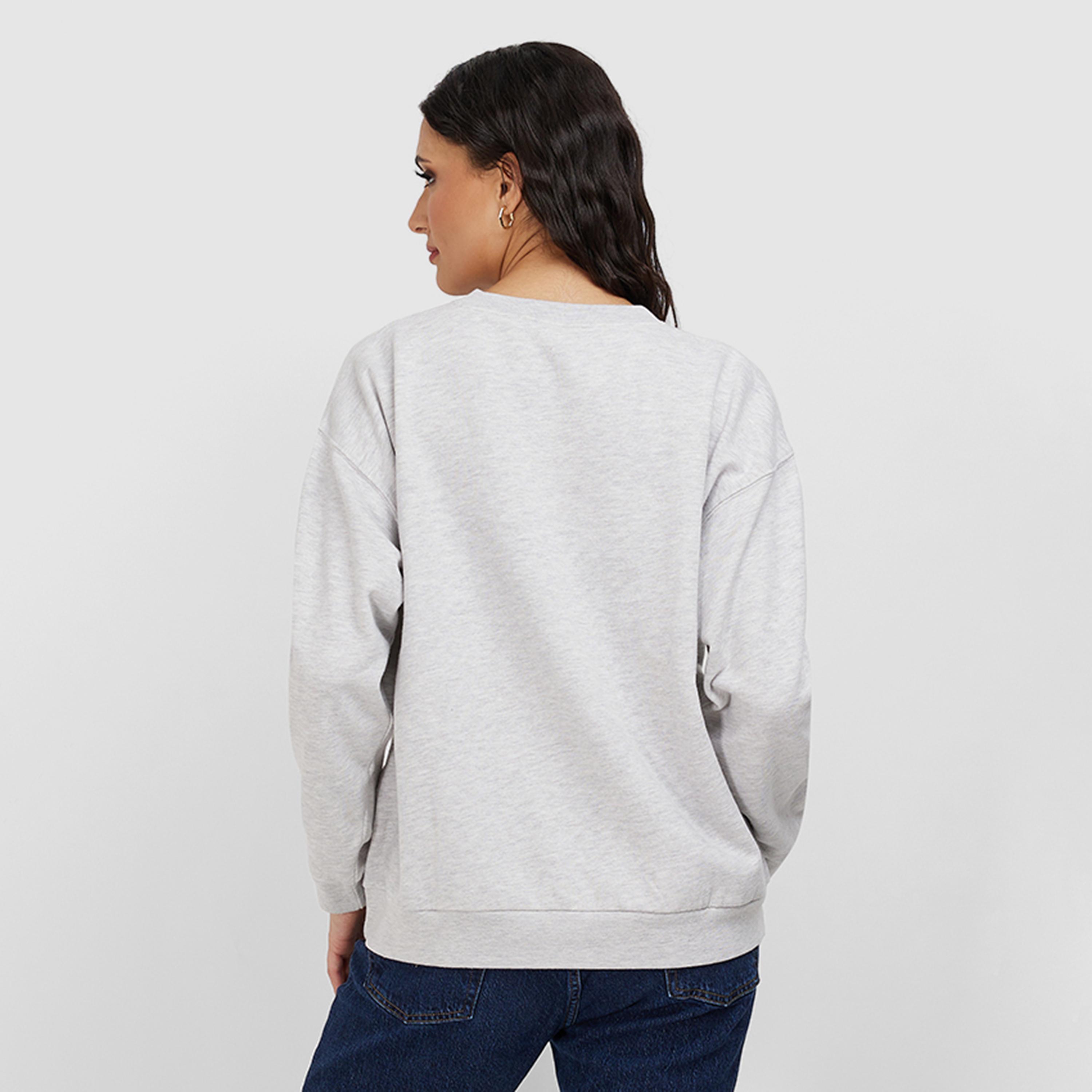 Levi's Plain Crew Neck Long Sleeves Sweatshirt-women-clothing-hoodiesandsweatshirts-hoodies-image-2