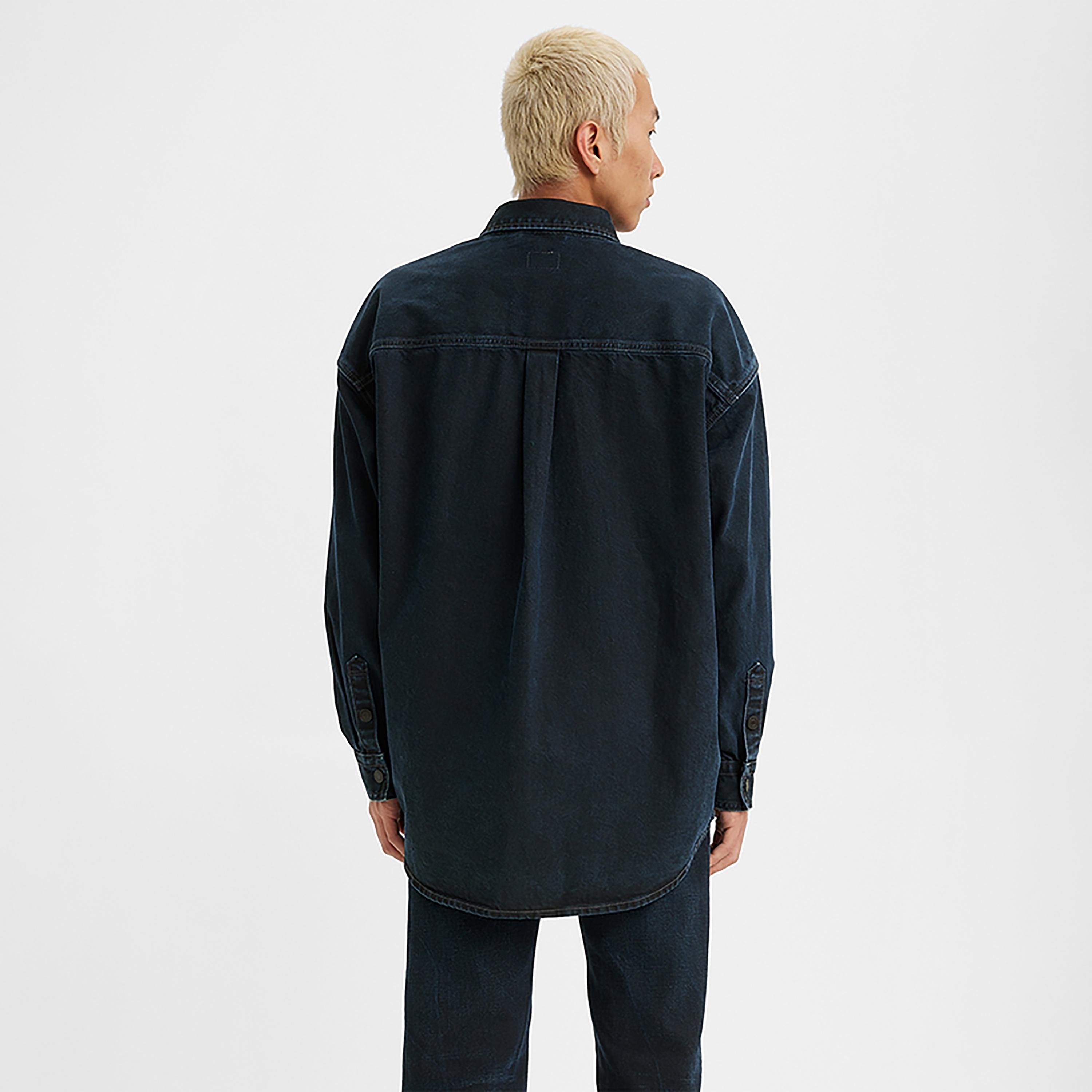 قميص بأكمام طويلة ذو ياقة سادة من ليفايز-men-clothing-shirts-image-1