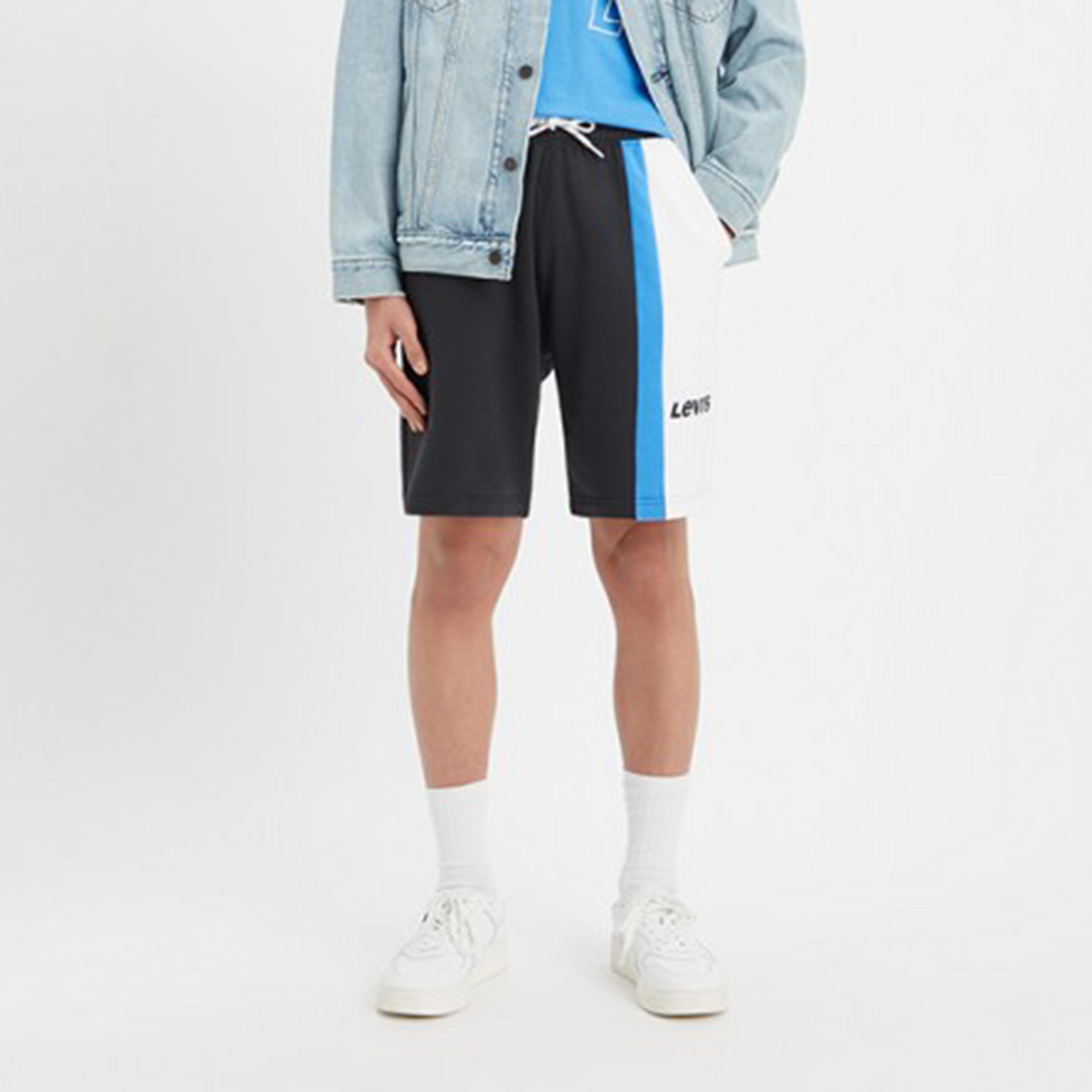 Levi's Color Block Mid-Rise Drawstring Shorts-men-clothing-bottoms-shorts-image-1