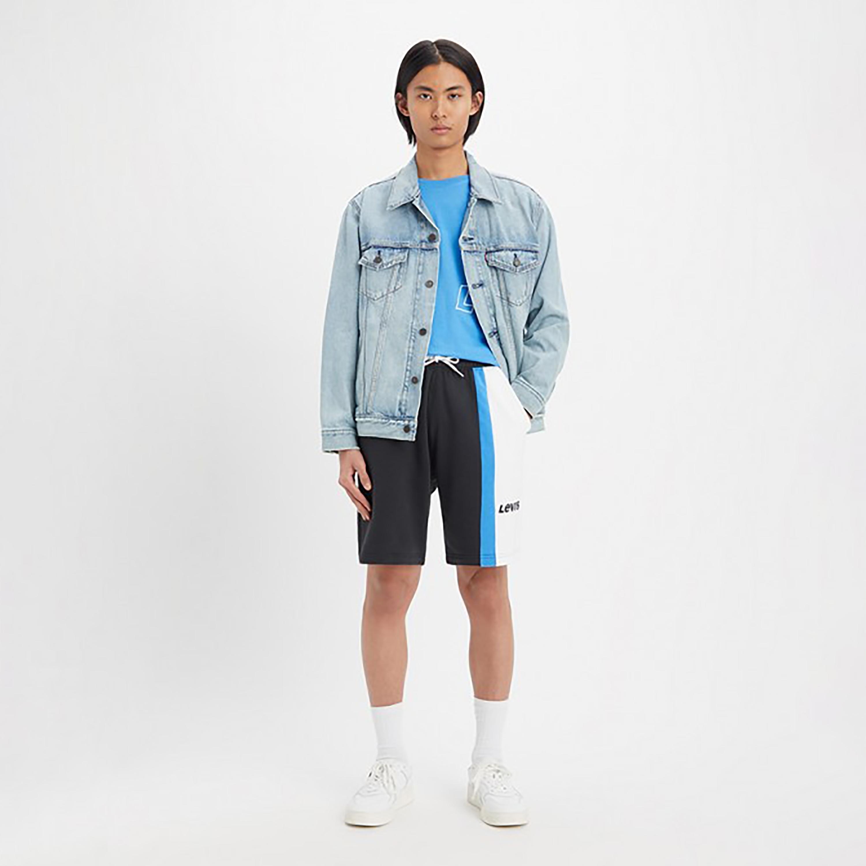 شورتس برباط ذو متوسط الارتفاع من ليفايز مع كلر بلوك-men-clothing-bottoms-shorts-image-2