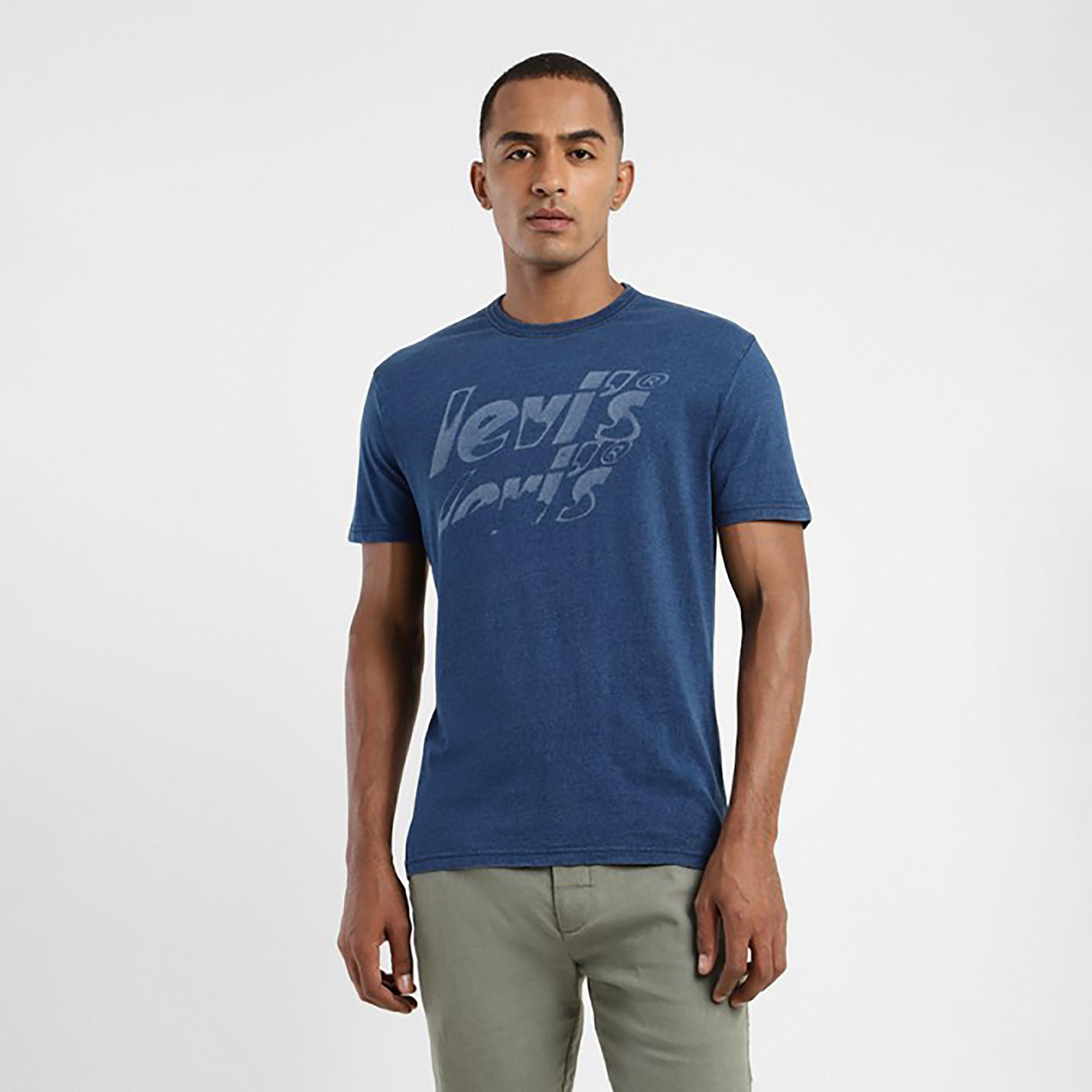 تيشيرت ليفايز بأكمام قصيرة وياقة دائرية مع شعار-men-clothing-tshirtsandpolos-tshirts-image-1
