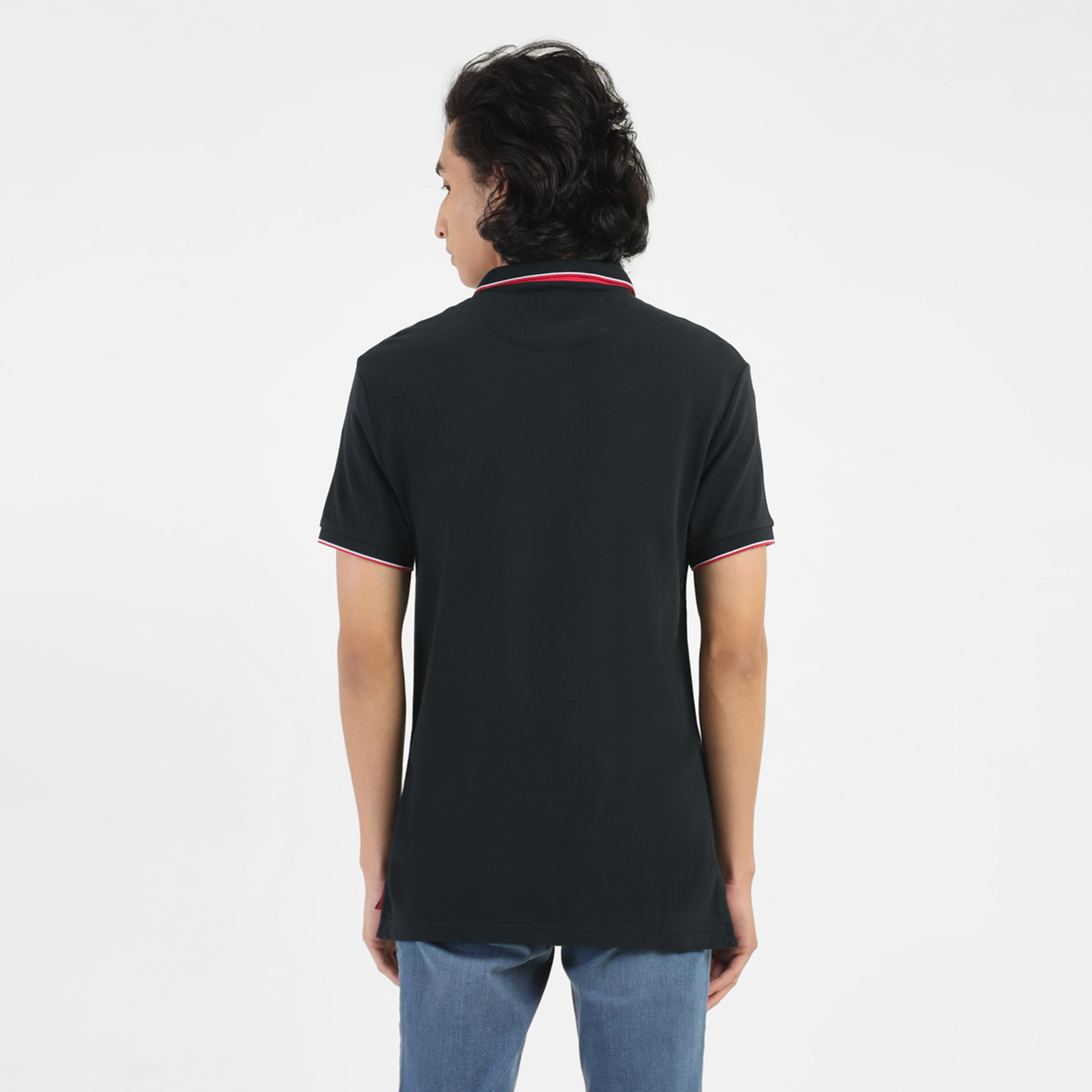 بولو تي شيرت من ليفايز بأكمام قصيرة بشعار ذو ياقة مع إغلاق بأزرار-men-clothing-tshirtsandpolos-polos-image-4