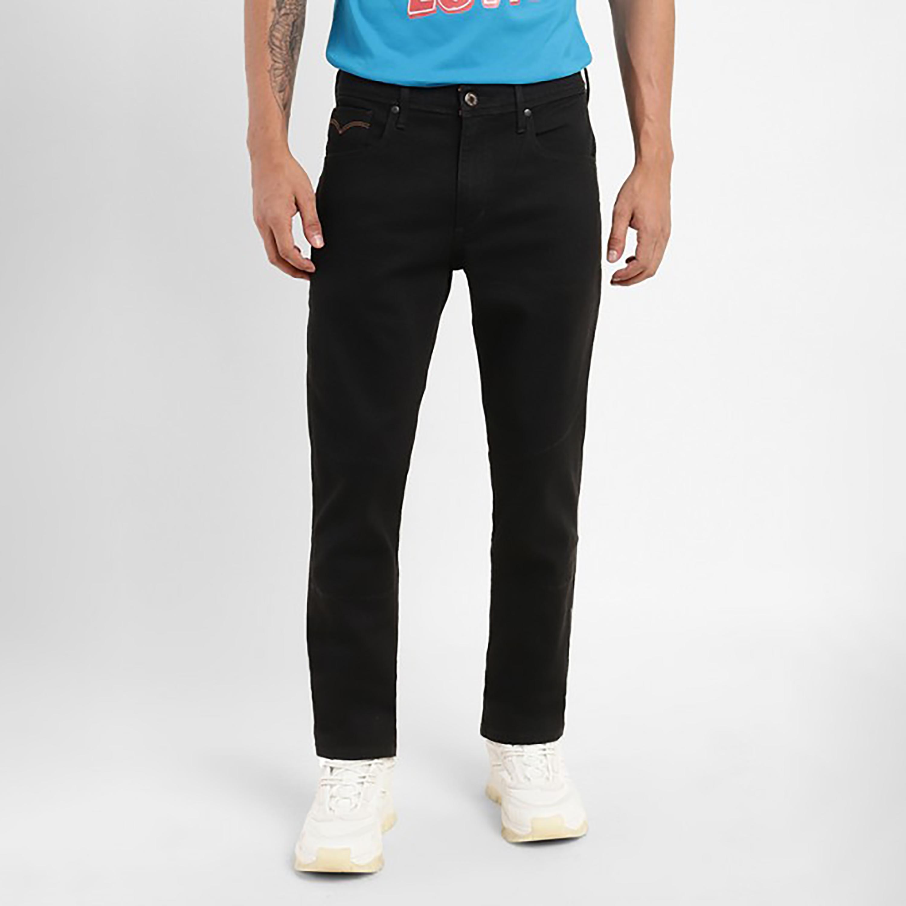 Levi's 511 Black Slim Fit Mid-Rise Pocket Detail Jeans-men-clothing-bottoms-jeans-image-1