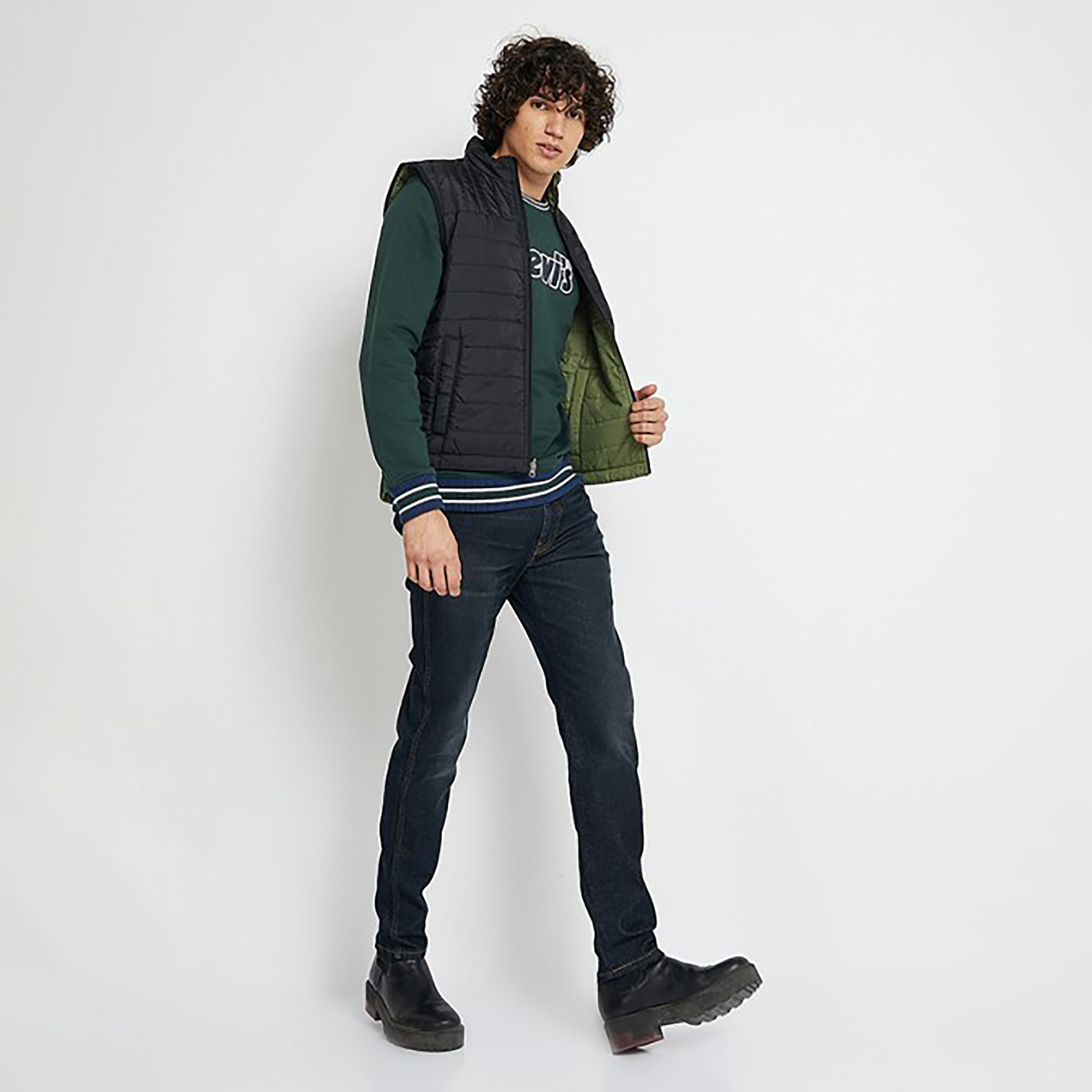 Levi's 512 Blue Tapered Fit Mid-Rise Pocket Detail Jeans-men-clothing-bottoms-jeans-image-4