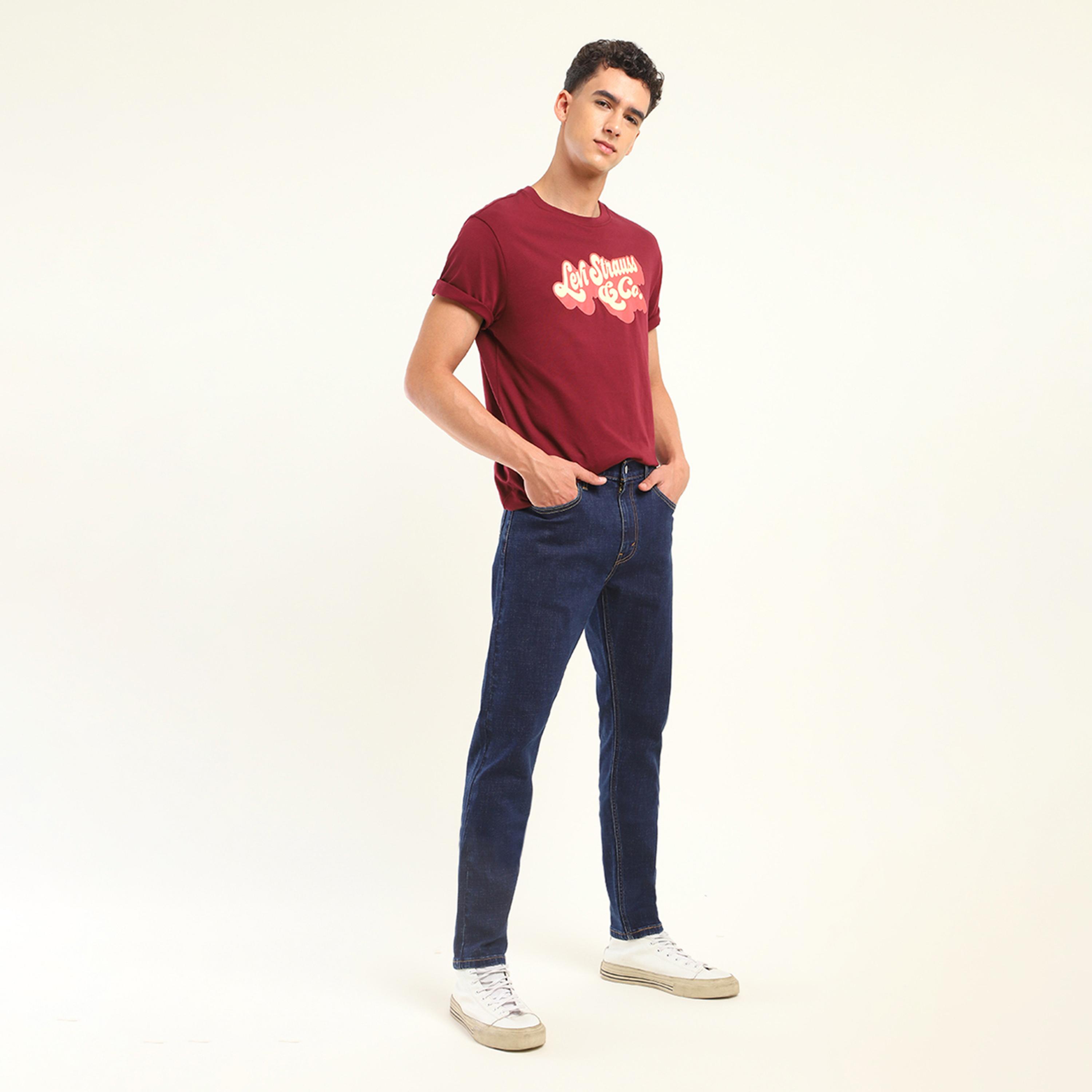 ليفايز- بنطلون جينز رجالي 512 نيلي بقصّة نحيفة مدبب-men-clothing-bottoms-jeans-image-1
