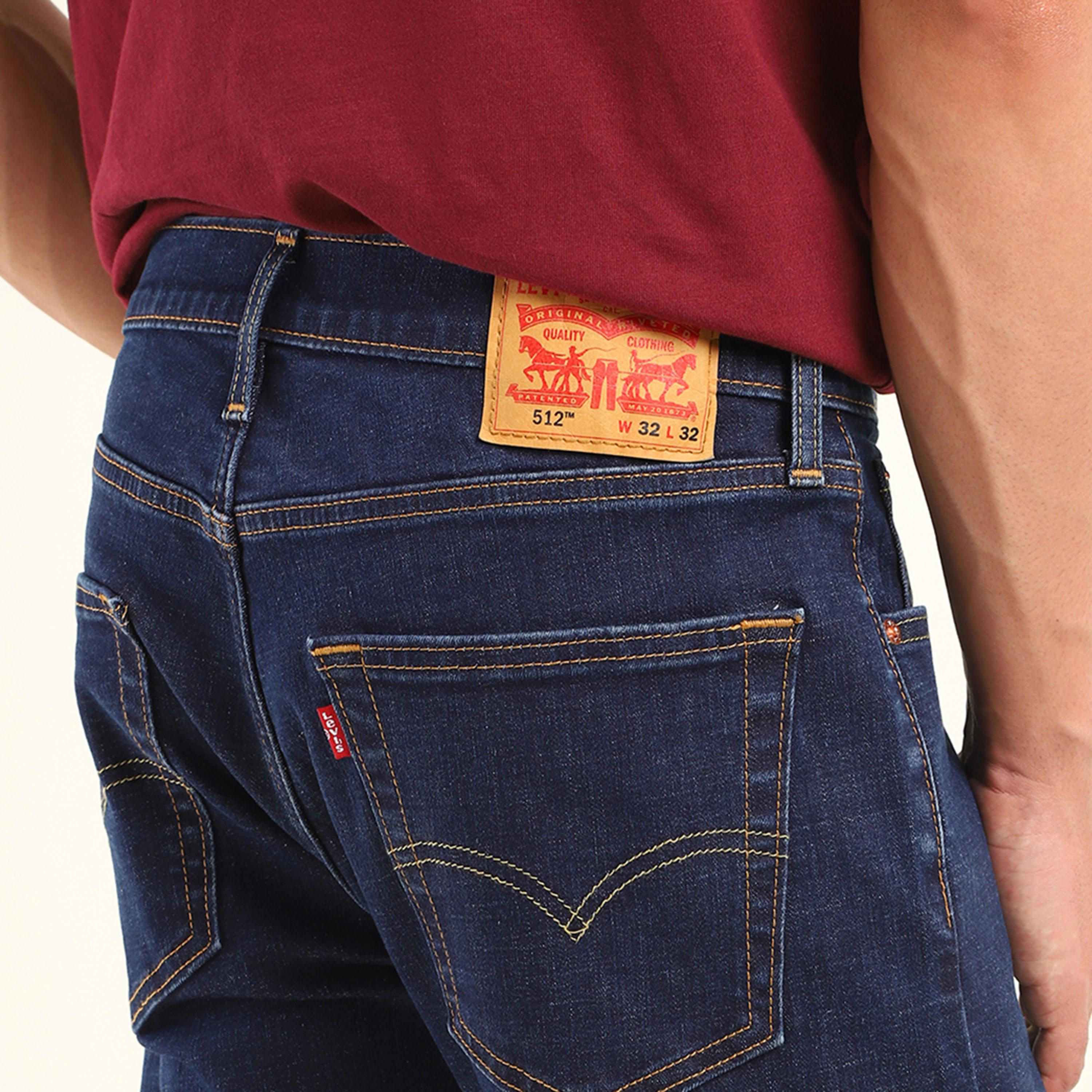 ليفايز- بنطلون جينز رجالي 512 نيلي بقصّة نحيفة مدبب-men-clothing-bottoms-jeans-image-5