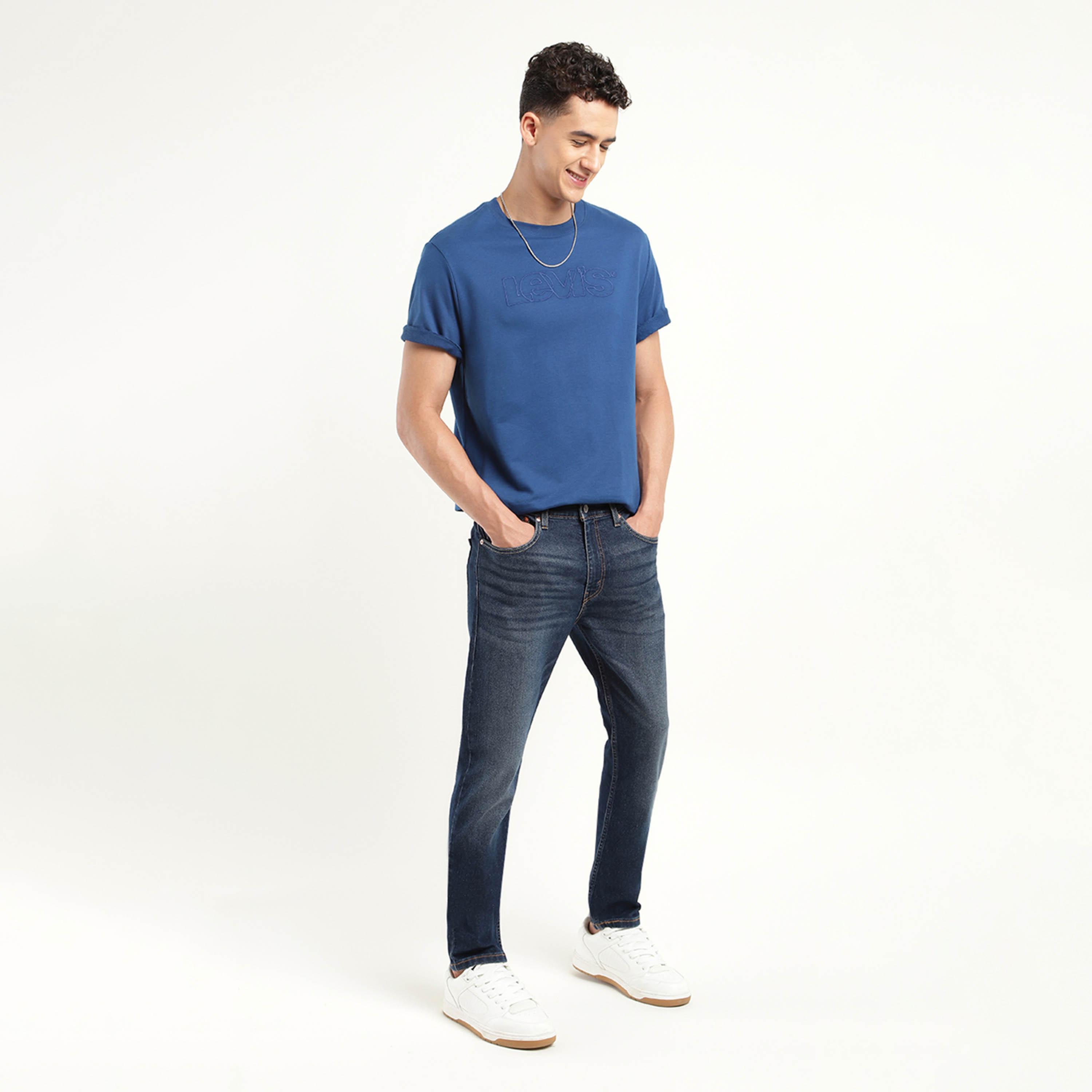 ليفايز- بنطلون جينز رجالي 512 نيلي بقصّة نحيفة مدبب-men-clothing-jeans-image-1