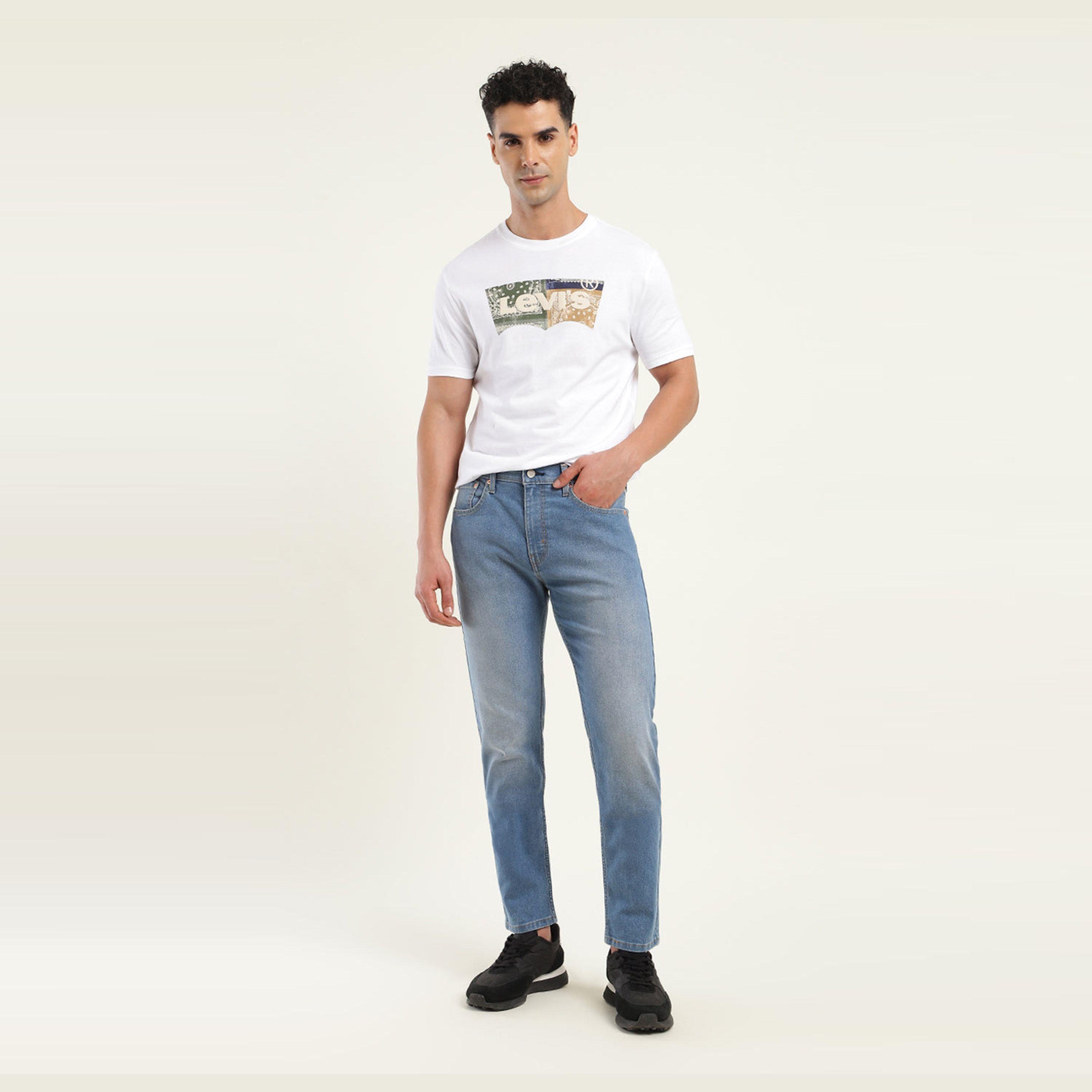 ليفايز- بنطلون جينز رجالي 512 نيلي بقصّة نحيفة مدبب-men-clothing-bottoms-jeans-image-1