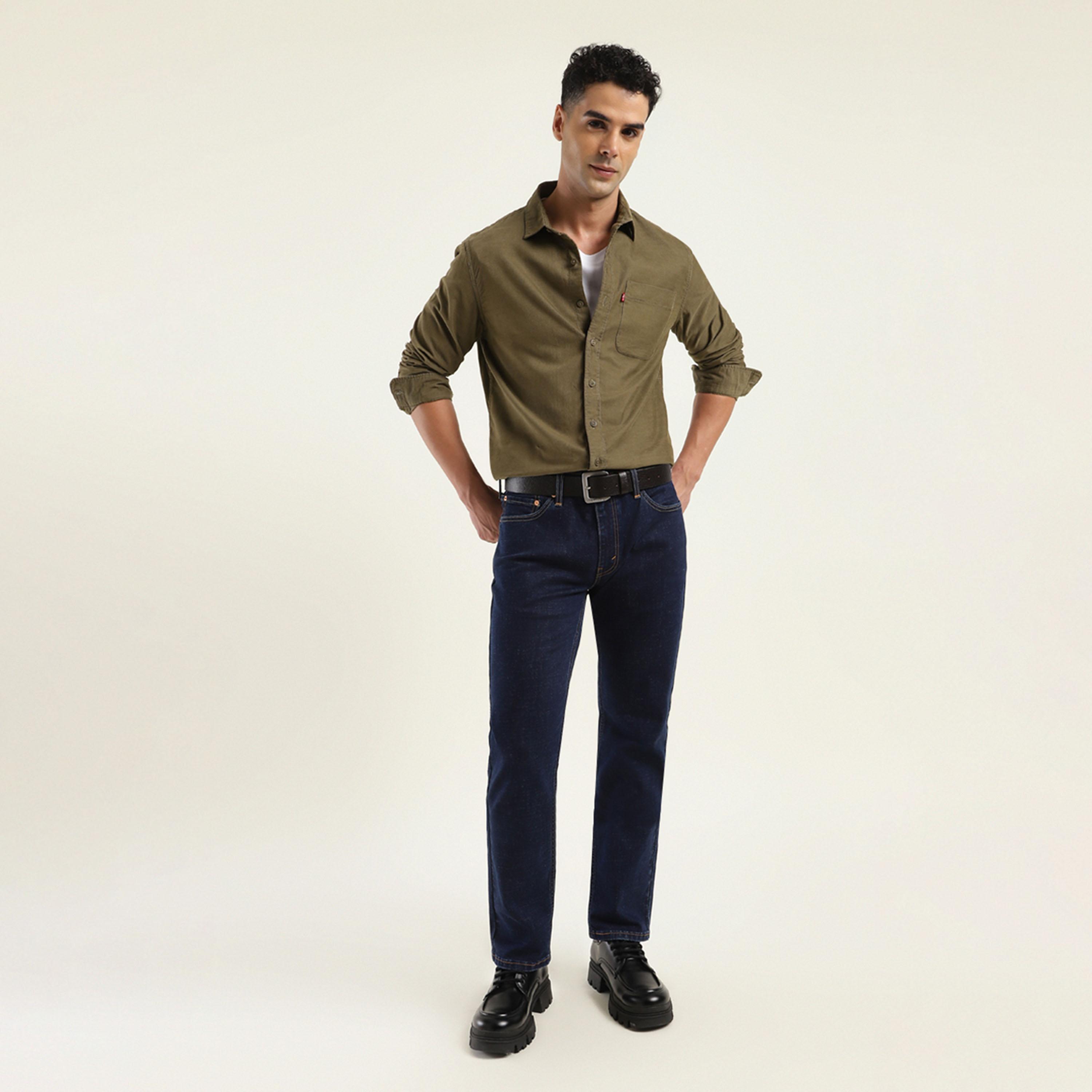 ليفايز- بنطلون جينز رجالي 511 نيلي بقصّة نحيفة-men-clothing-bottoms-jeans-image-1