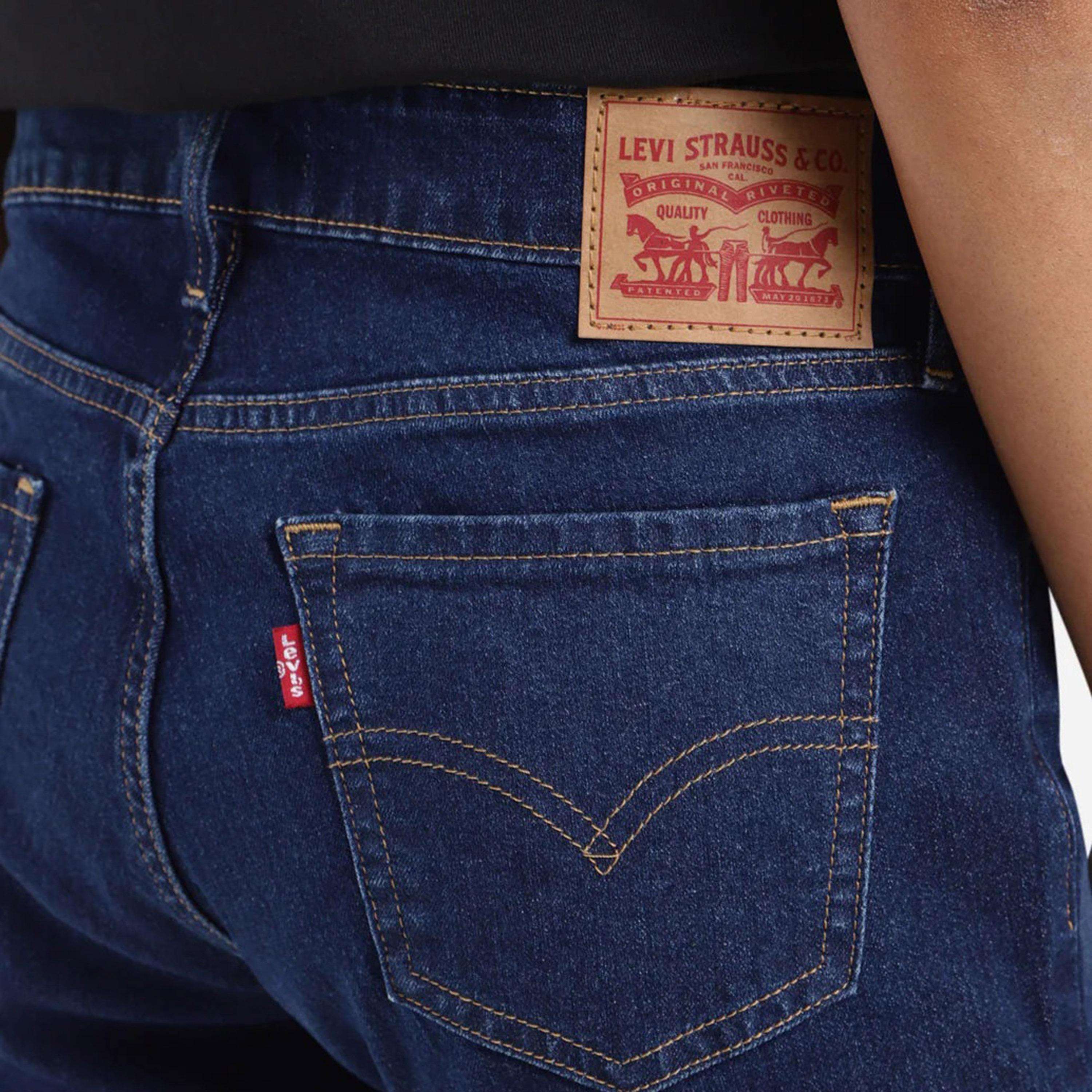 ليفايز- بنطال جينز 711 للنساء سكيني خصر متوسط الارتفاع لون ازرق-women-clothing-bottoms-jeans-image-5