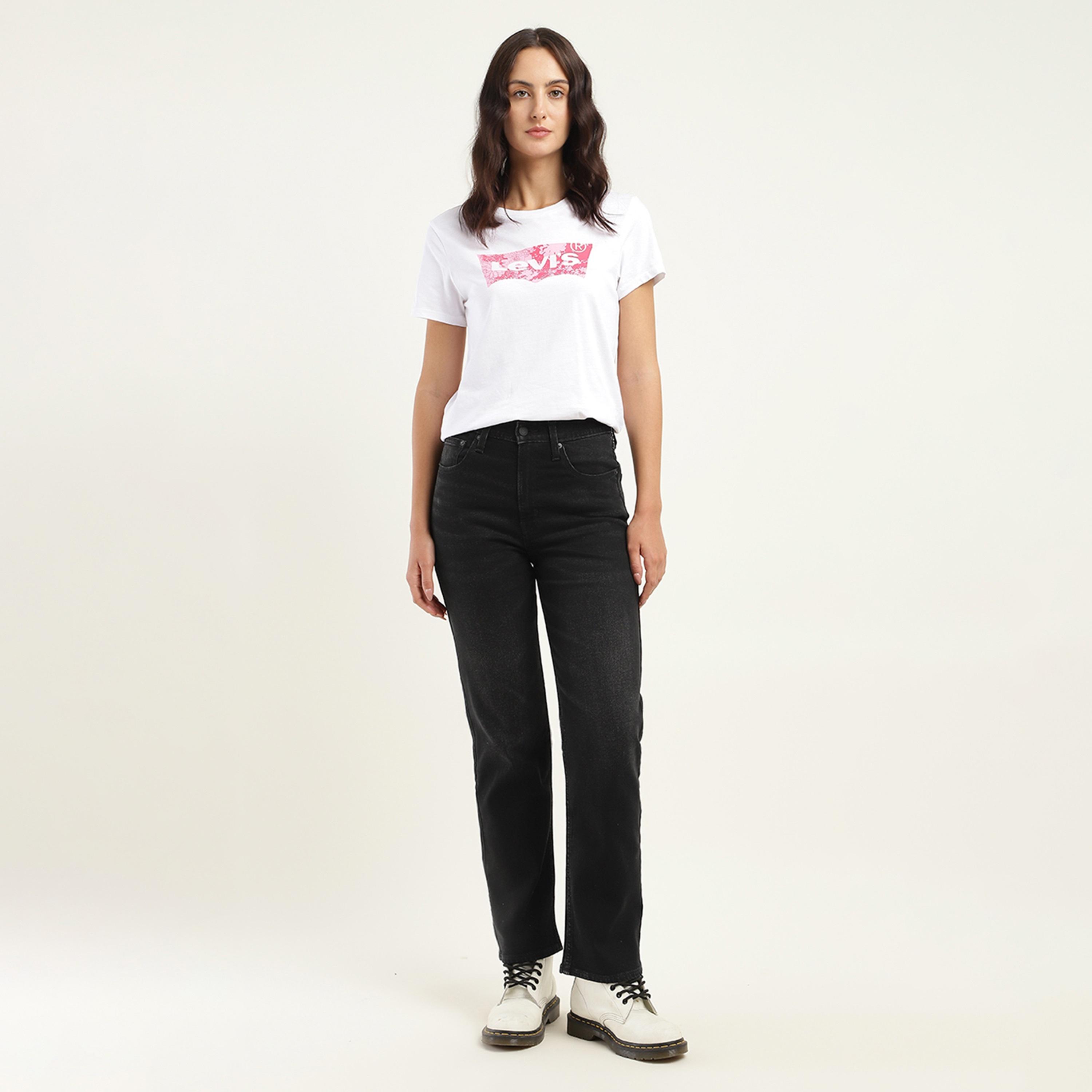ليفايز- بنطلون جينز نسائي بخصر مرتفع وقصة ضيقة مستقيمة-women-clothing-bottoms-jeans-image-1