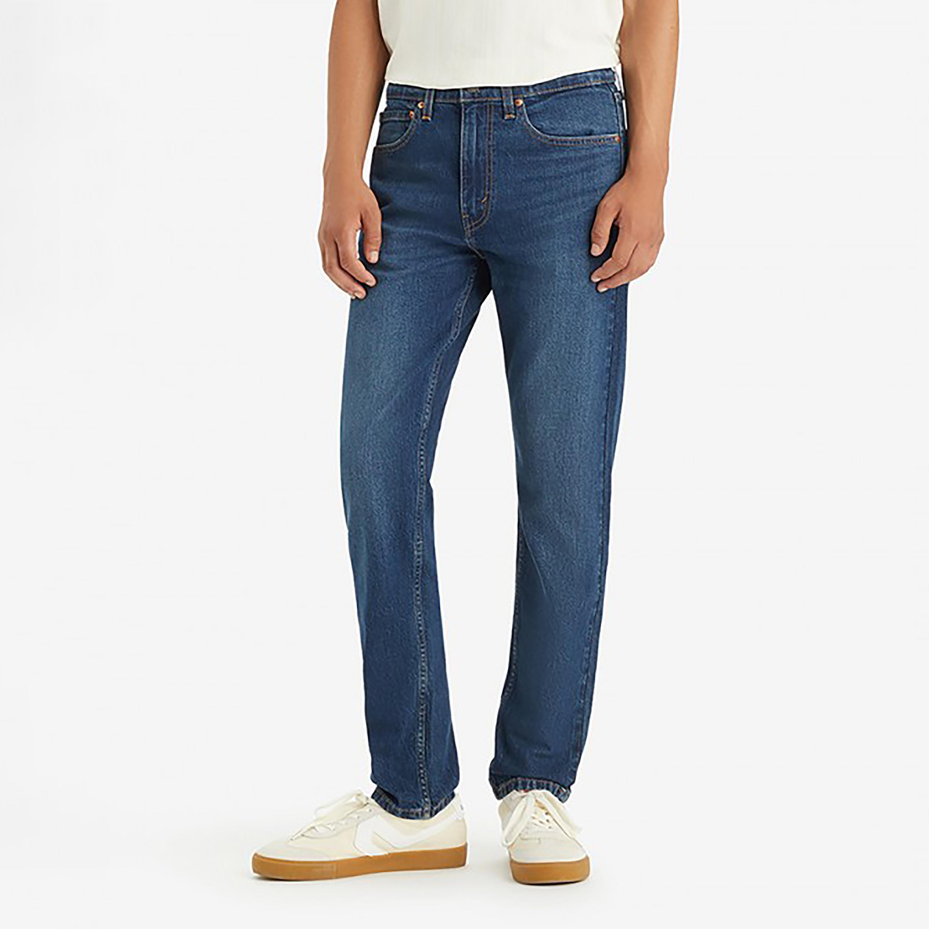 Levi's 515 Blue Slim Fit Mid-Rise Pocket Detail Jeans-men-clothing-bottoms-jeans-image-1