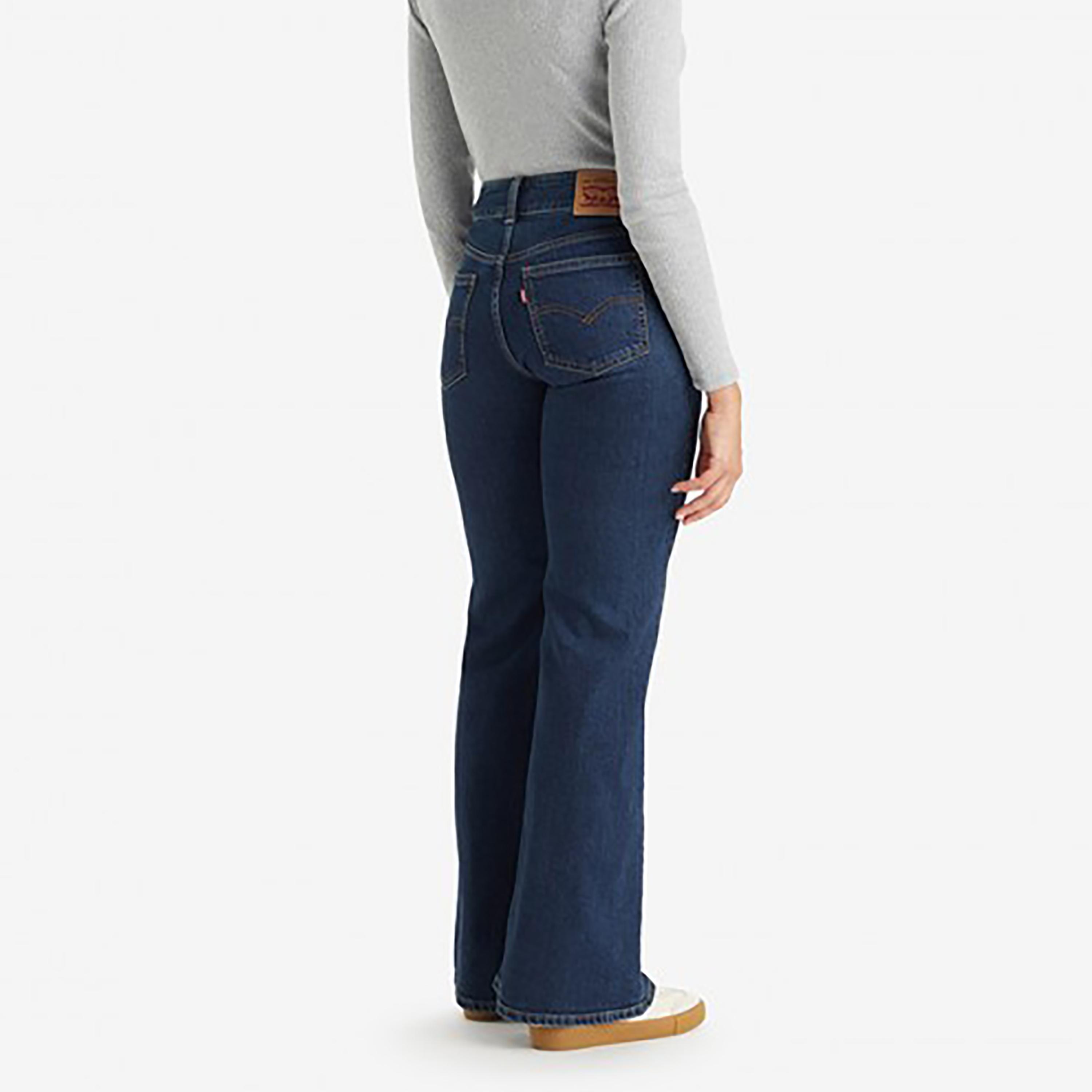 Levi's Blue Wide Fit Mid-Rise Wide Leg Jeans-women-clothing-bottoms-jeans-image-2