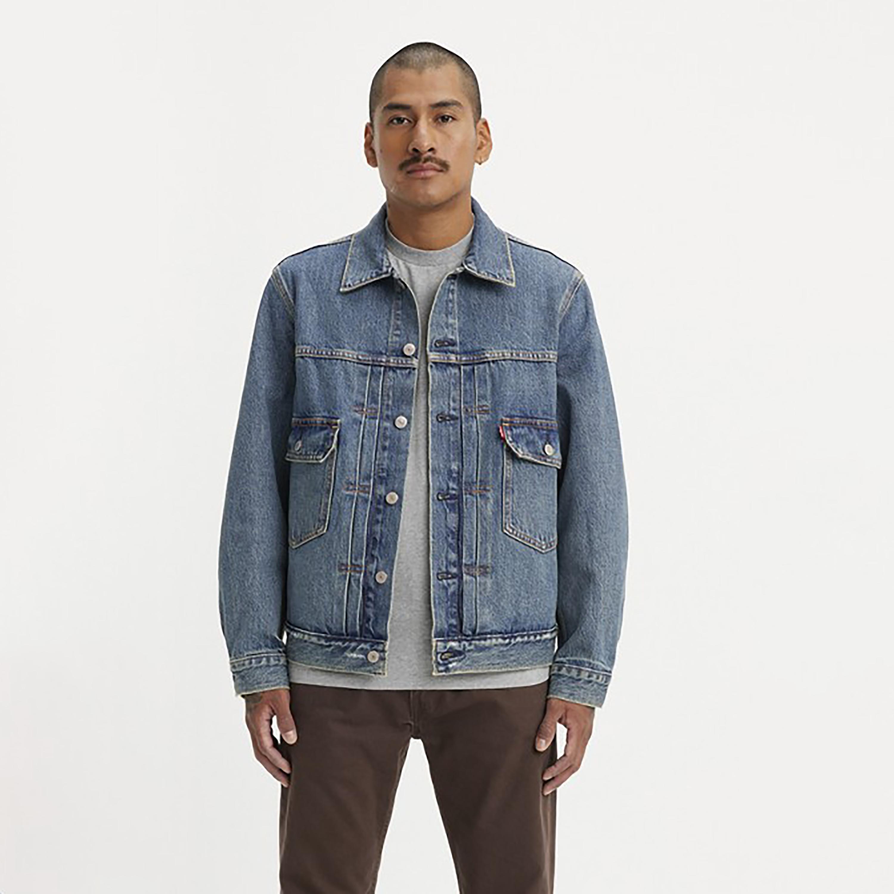 Levi's Plain Denim Jacket-men-clothing-jacketsandblazers-jackets-image-1