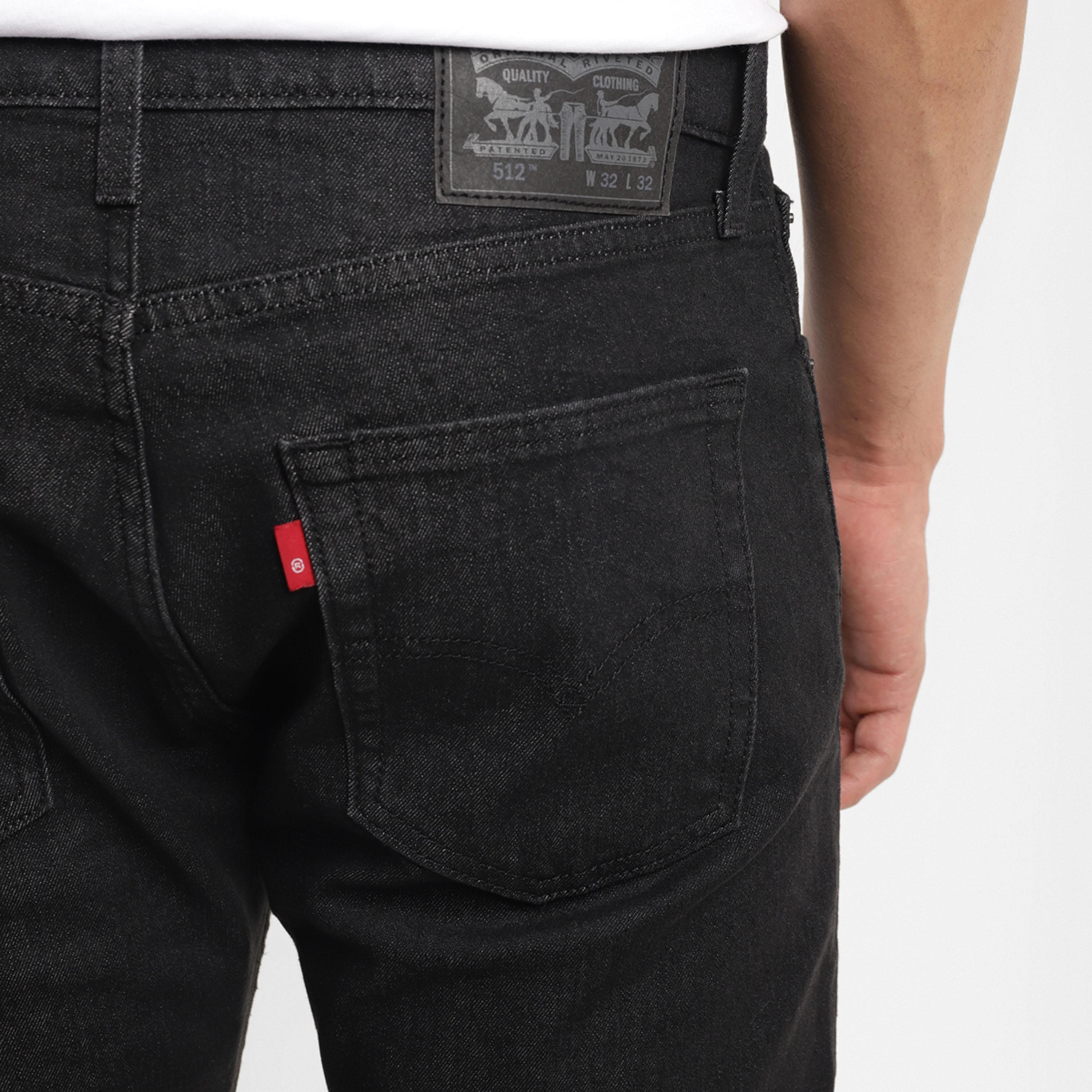 ليفايز- بنطلون جينز رجالي 512 أسود بقصّة نحيفة مدبب-men-clothing-bottoms-jeans-image-7