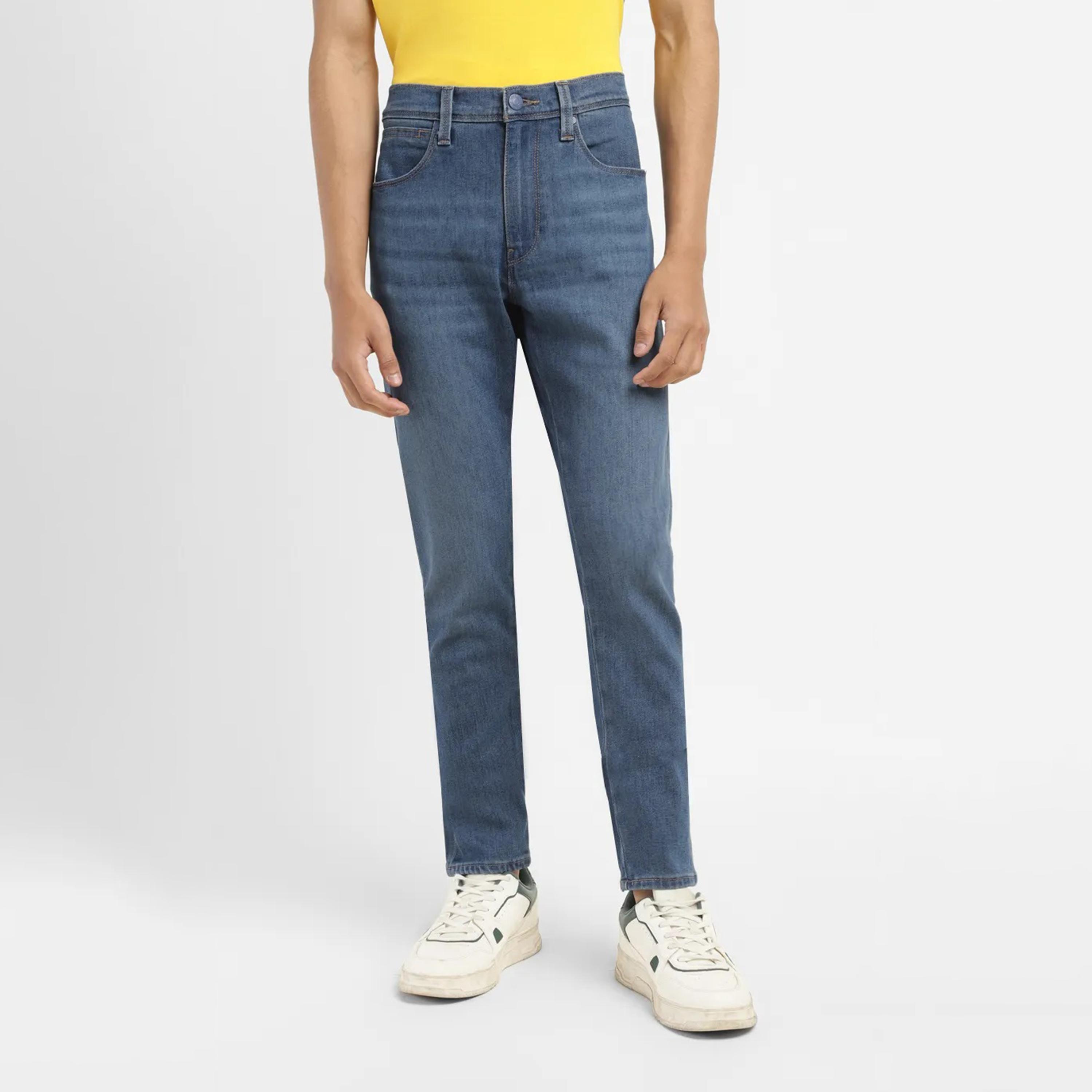 ليفايز- بنطال جينز 512 للرجال نحيف خصر متوسط الارتفاع لون ازرق-men-clothing-bottoms-jeans-image-1