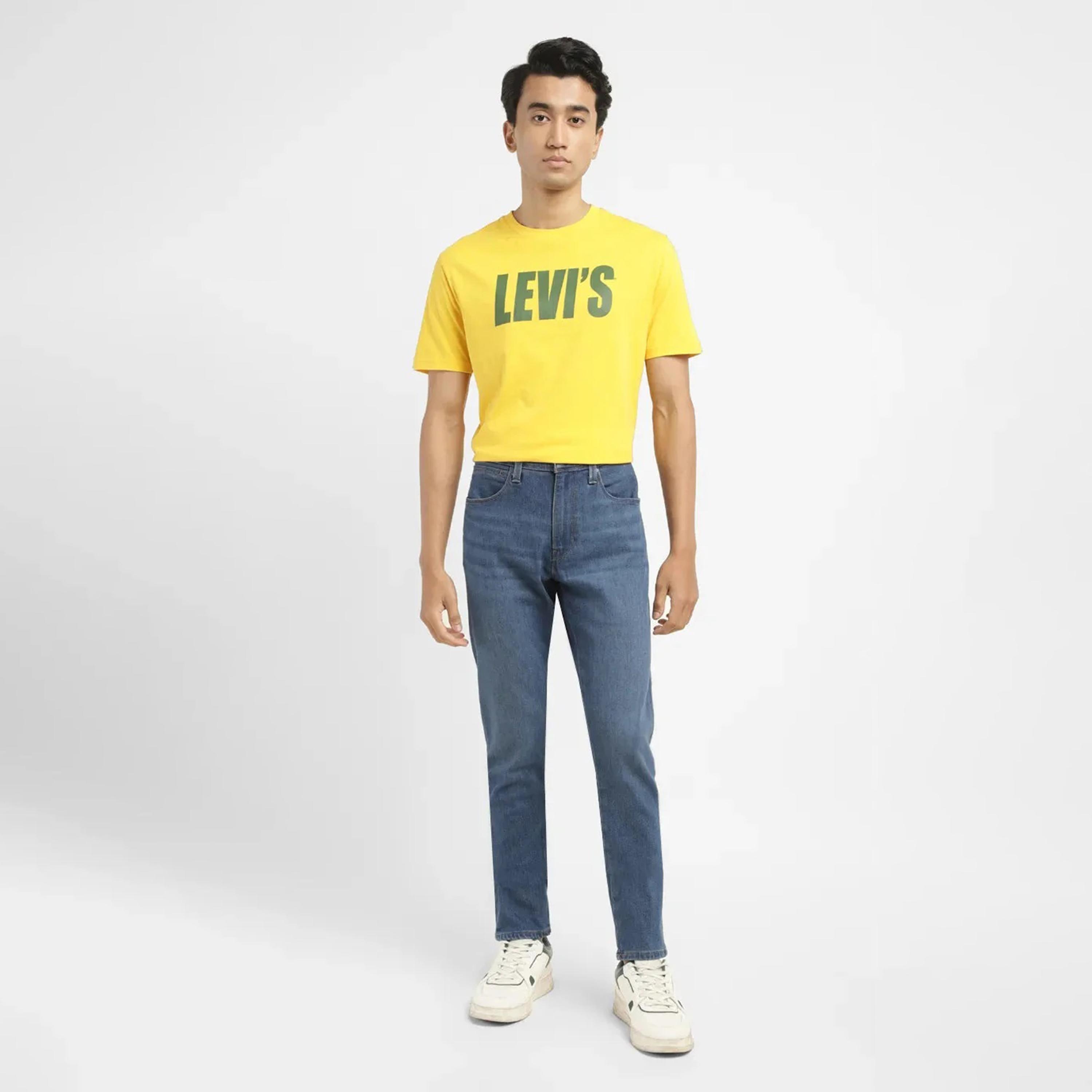 ليفايز- بنطال جينز 512 للرجال نحيف خصر متوسط الارتفاع لون ازرق-men-clothing-bottoms-jeans-image-2