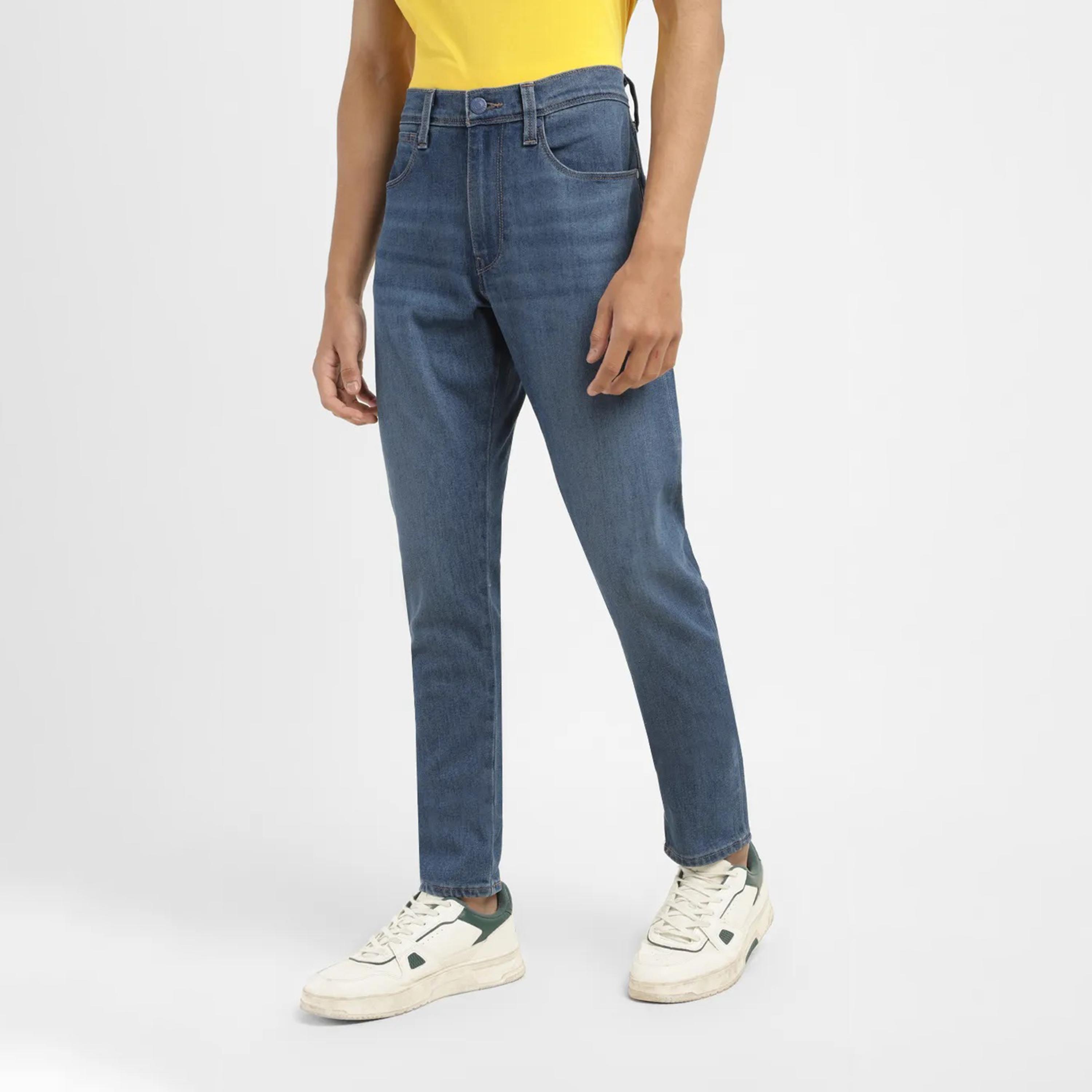 ليفايز- بنطال جينز 512 للرجال نحيف خصر متوسط الارتفاع لون ازرق-men-clothing-bottoms-jeans-image-4