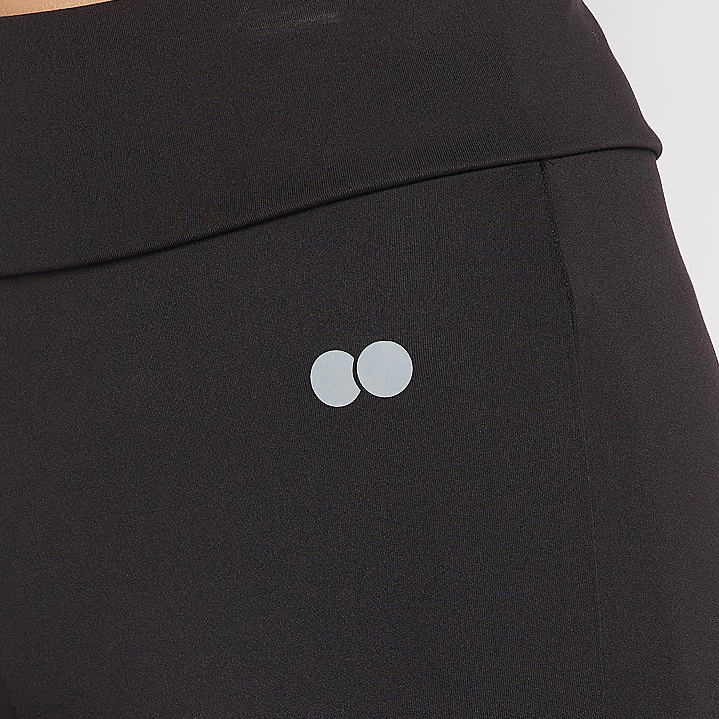 Clovia Snug-Fit High-Rise Women's Active Tights in Black-women-clothing-sportswearandactivewear-bottoms-leggings-image-6