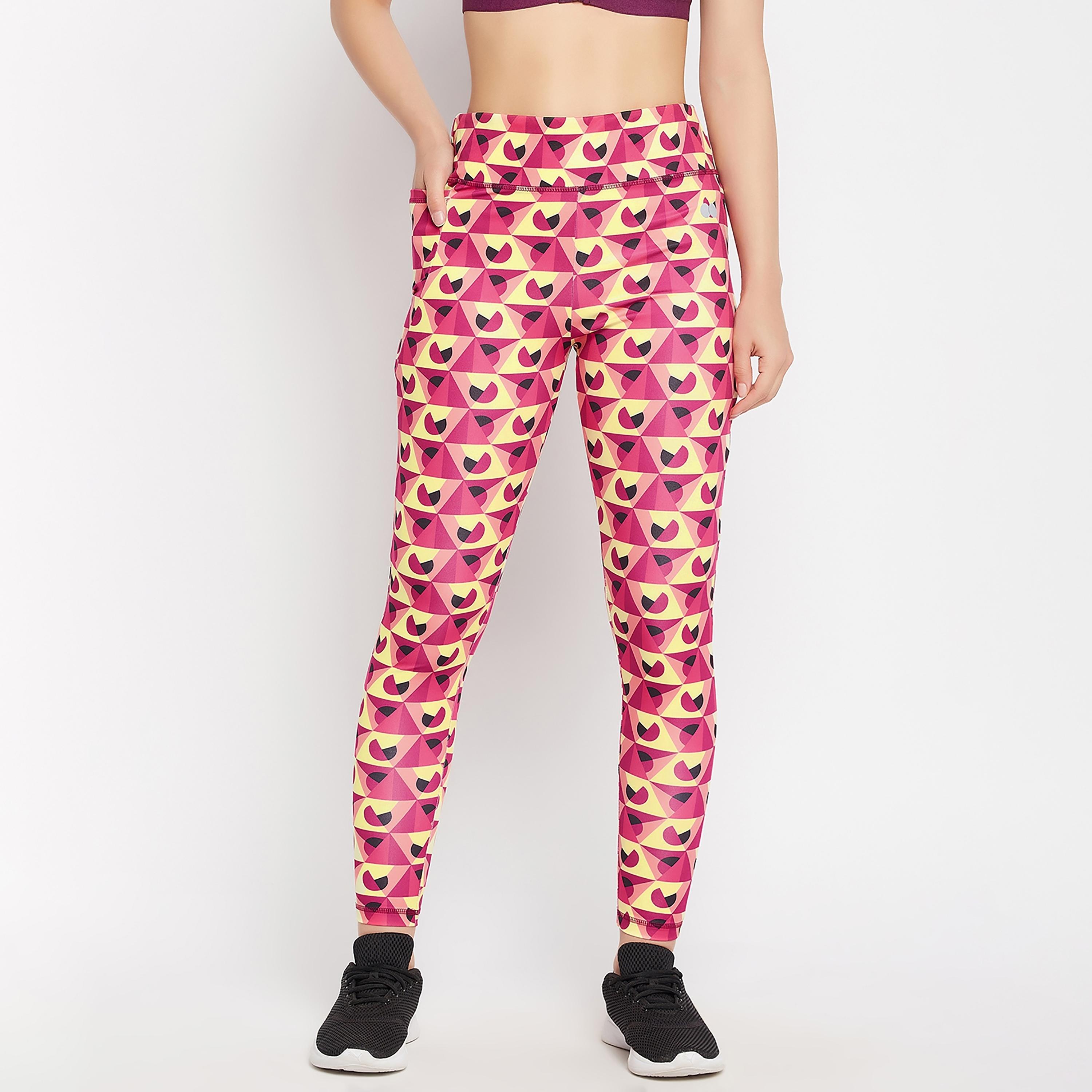 Clovia Printed High Waist Tights-women-clothing-sportswearandactivewear-bottoms-image-2