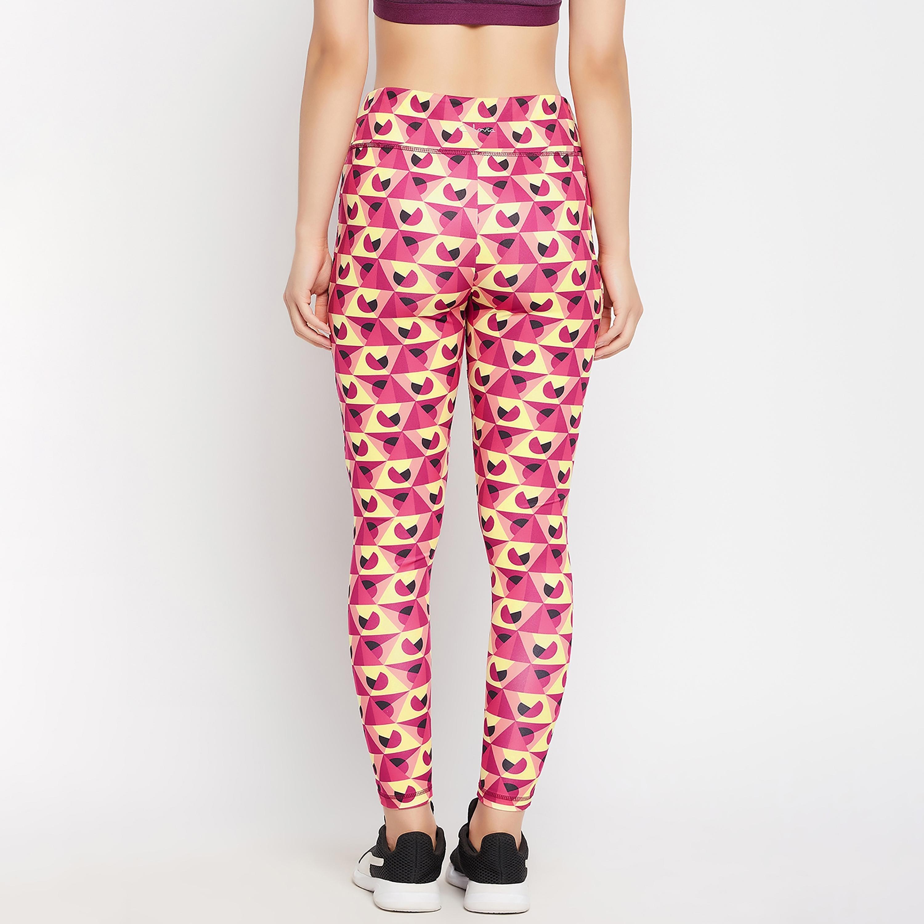 Clovia Printed High Waist Tights-women-clothing-sportswearandactivewear-bottoms-image-5