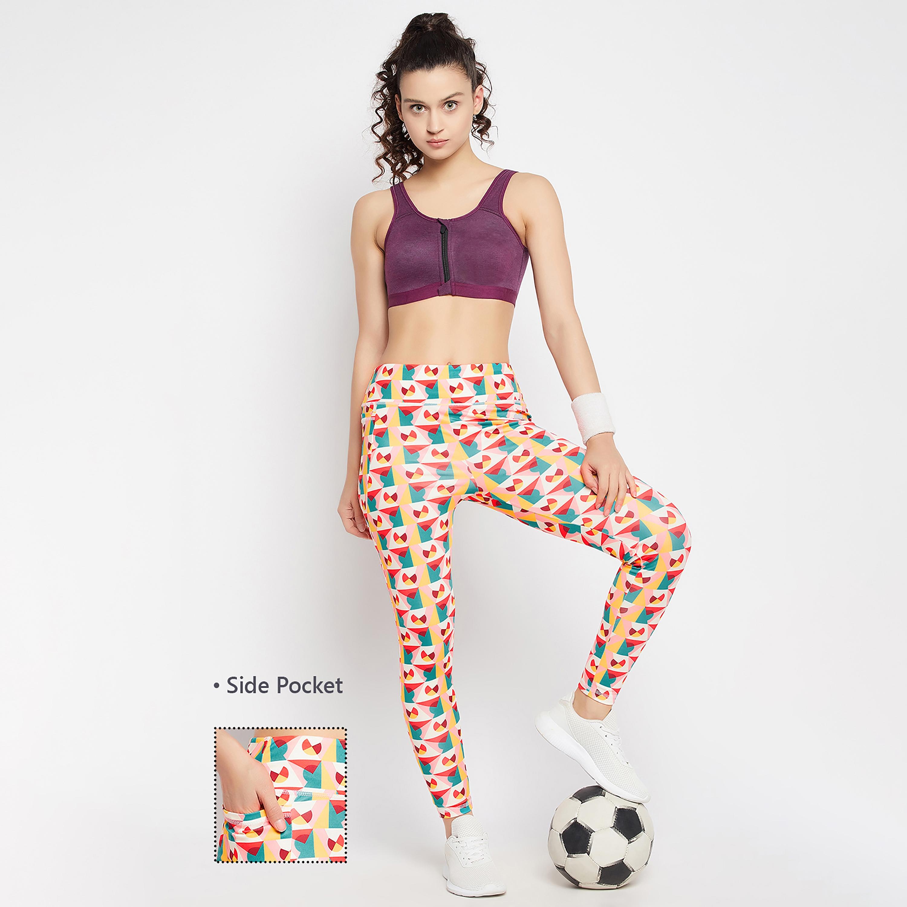 Clovia Printed High Waist Tights-women-clothing-sportswearandactivewear-bottoms-image-1