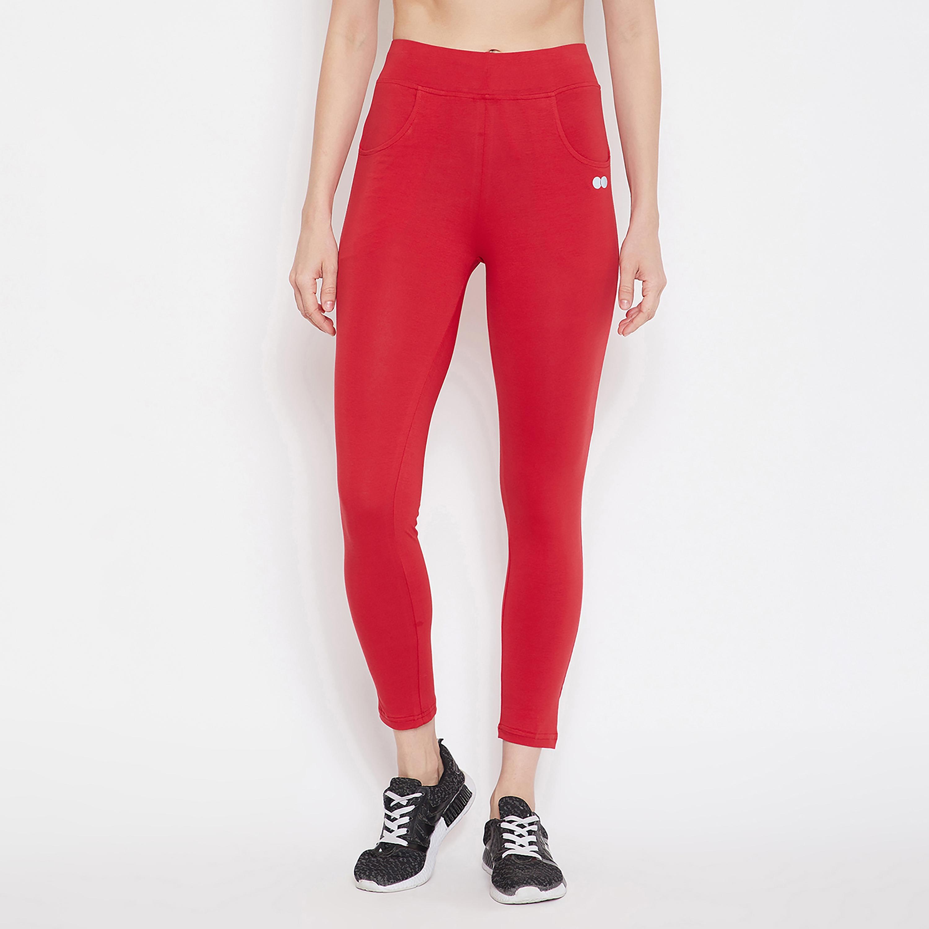 Clovia Solid High Waist Tights-women-clothing-sportswearandactivewear-bottoms-image-2
