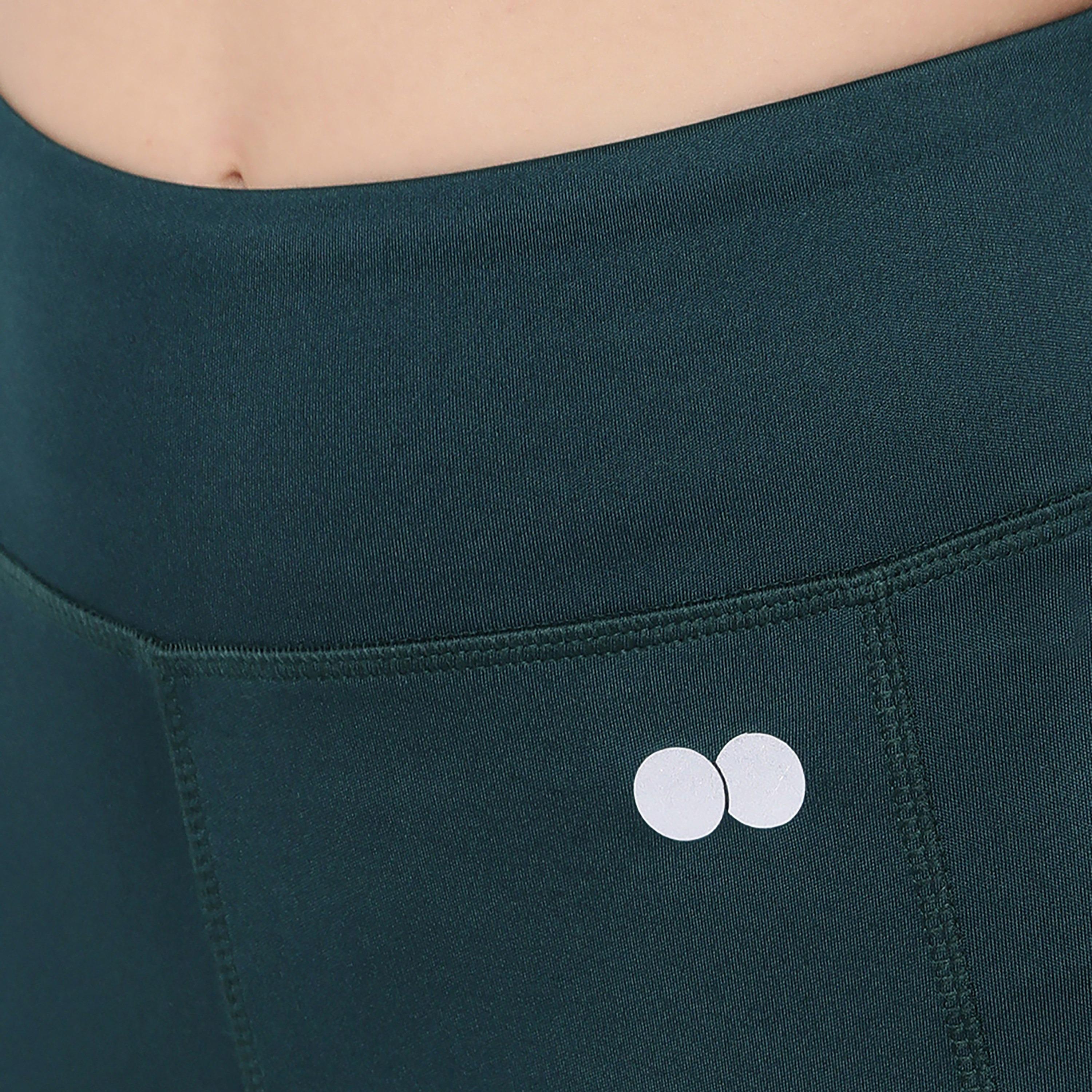 شورت ركوب دراجات بخصر مرتفع مع جيب جانبي - أخضر مائي من كلوفيا-women-clothing-sportswearandactivewear-bottoms-athleticskirtsandshorts-image-6
