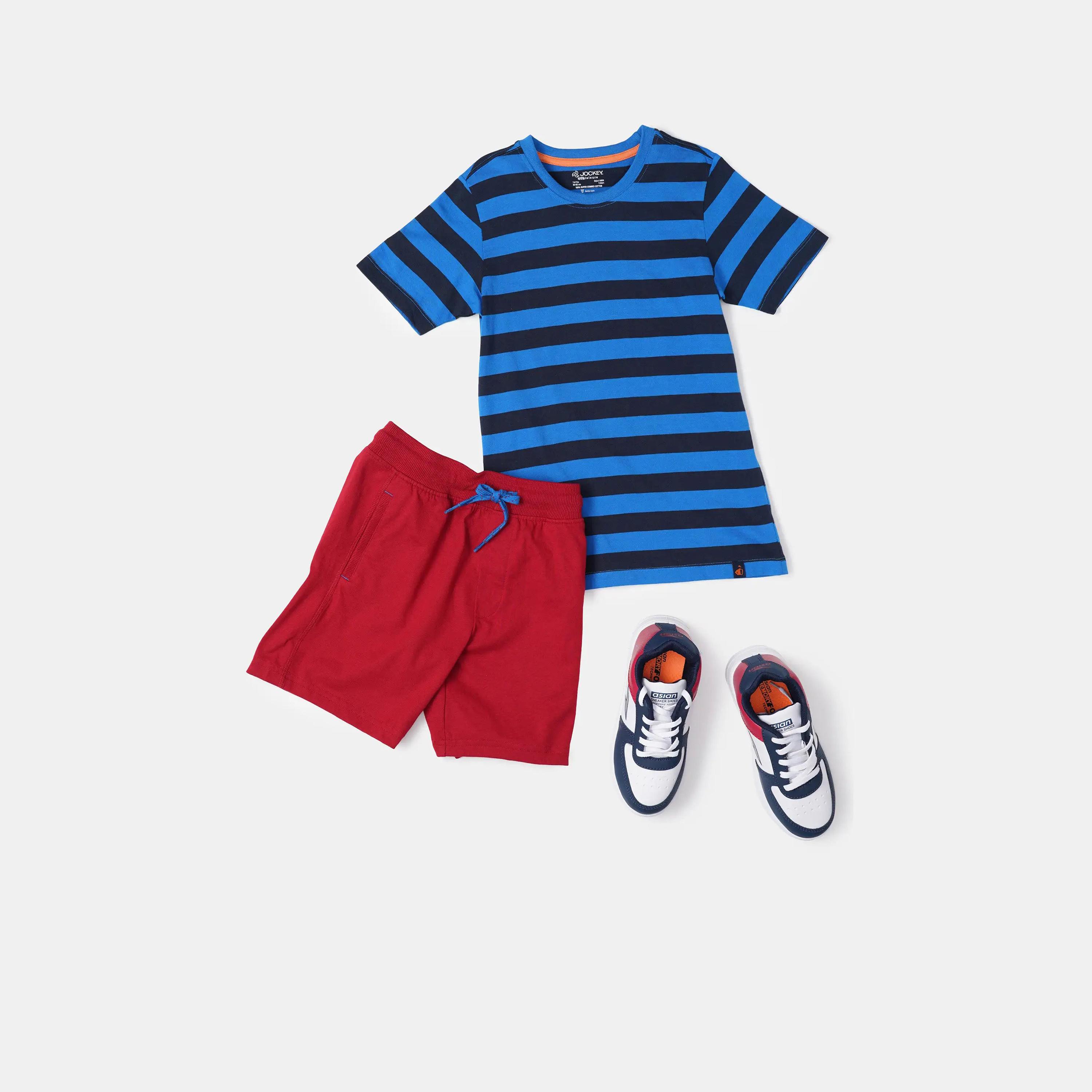 جوكي- تي شيرت مخطط للأولاد-boys-clothing-sportswear-tops-image-2