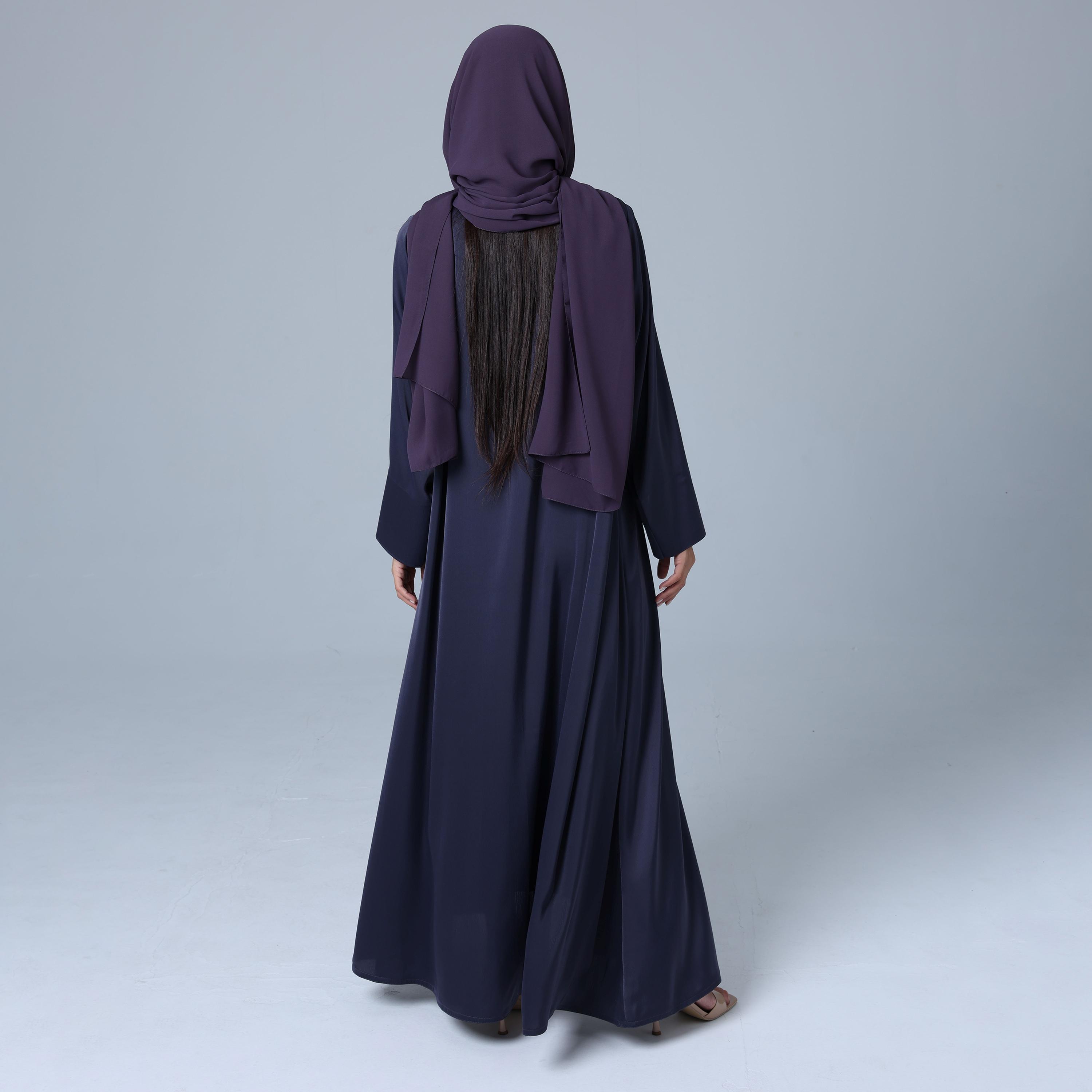IKKXA Purple Women's Abaya with Hijab-women-arabicclothing-abayas-image-5