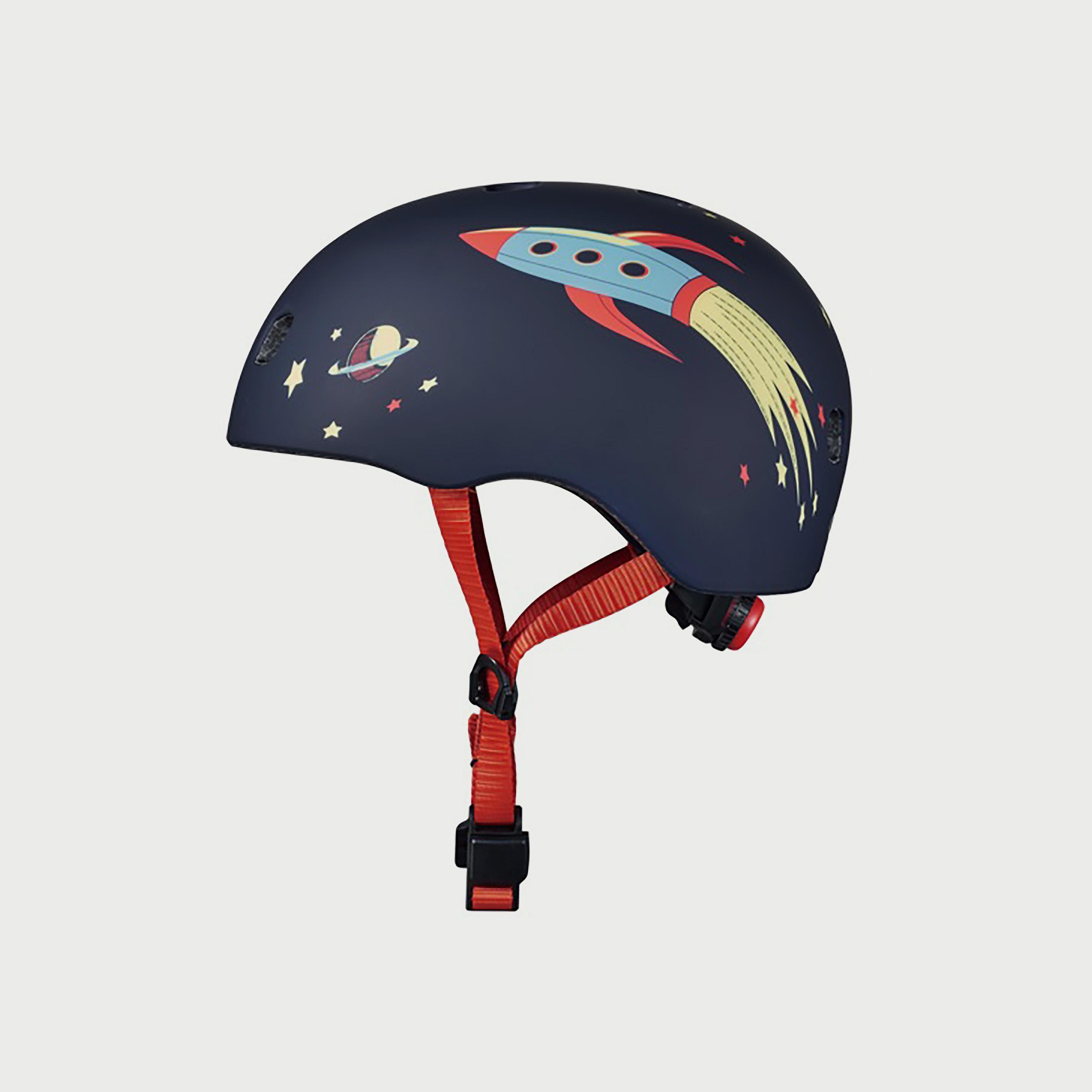 خوذة بلاستيك بي سي من مايكرو، طبعة صاروخ-toys-outdoor-bikesandrideons-bikesafetyaccessories-image-1
