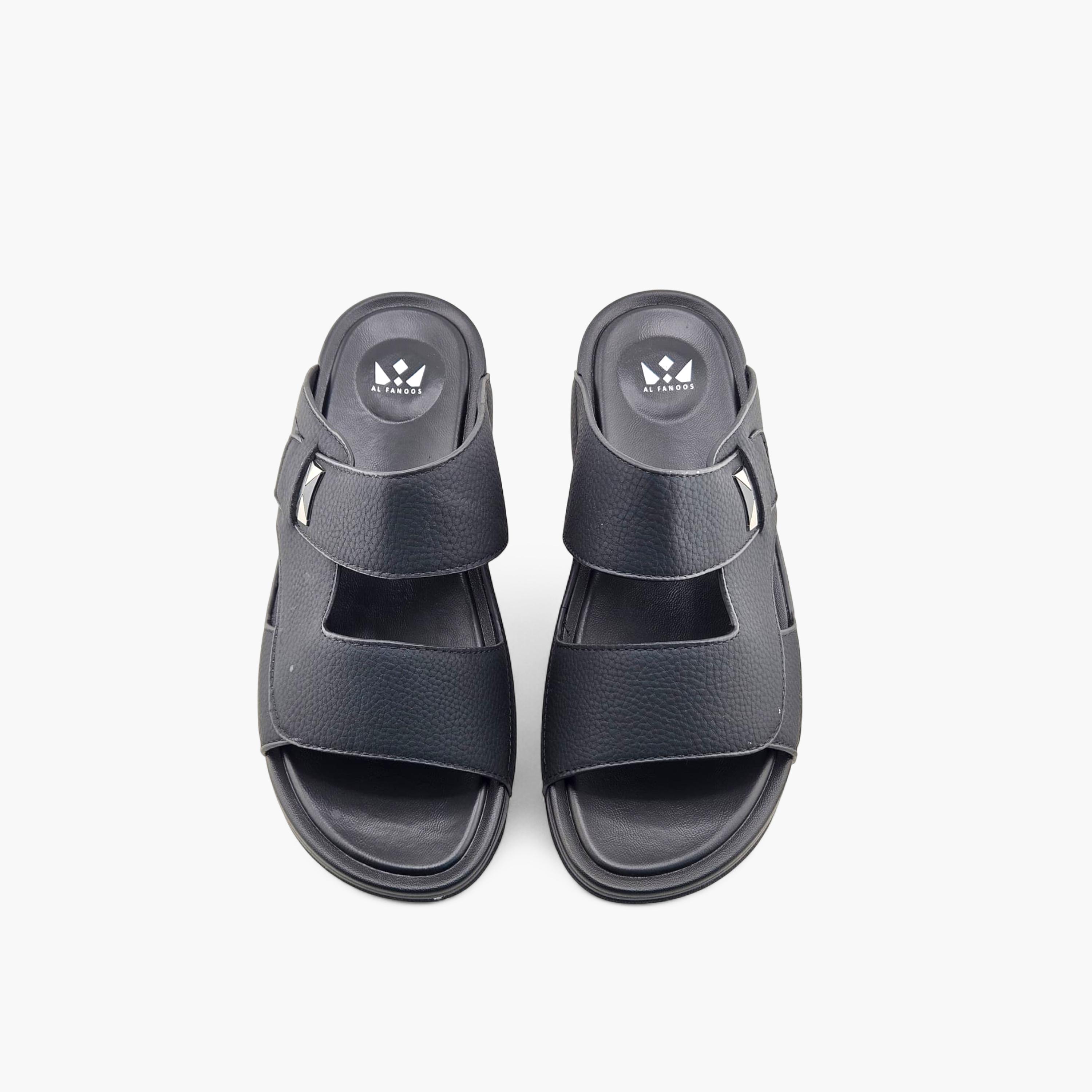 Al Fanoos Men's Slip-On Plush Comfort Arabic Sandals  | AF2602135-men-shoes-sandals-image-2