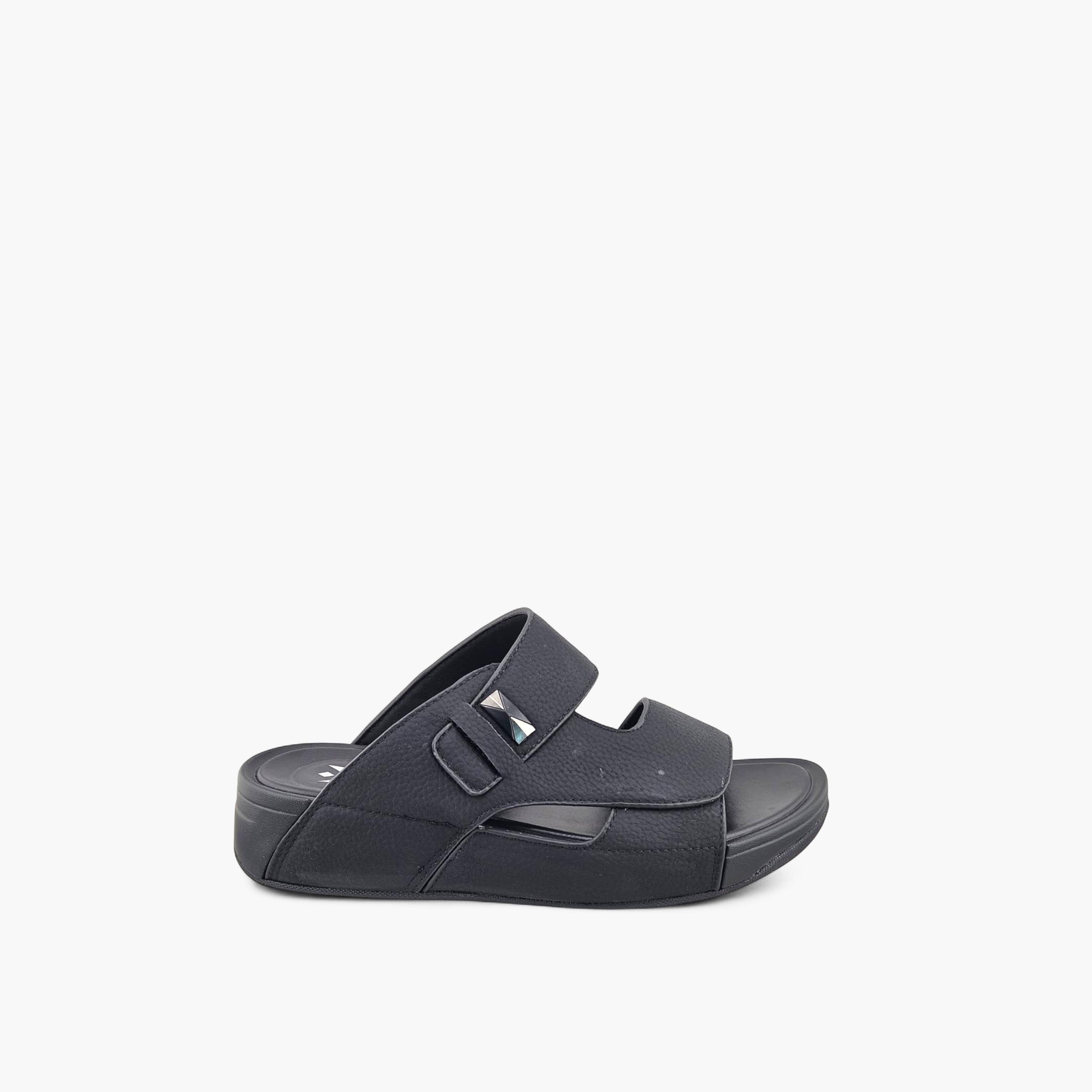 Al Fanoos Men's Slip-On Plush Comfort Arabic Sandals  | AF2602135-men-shoes-sandals-image-3