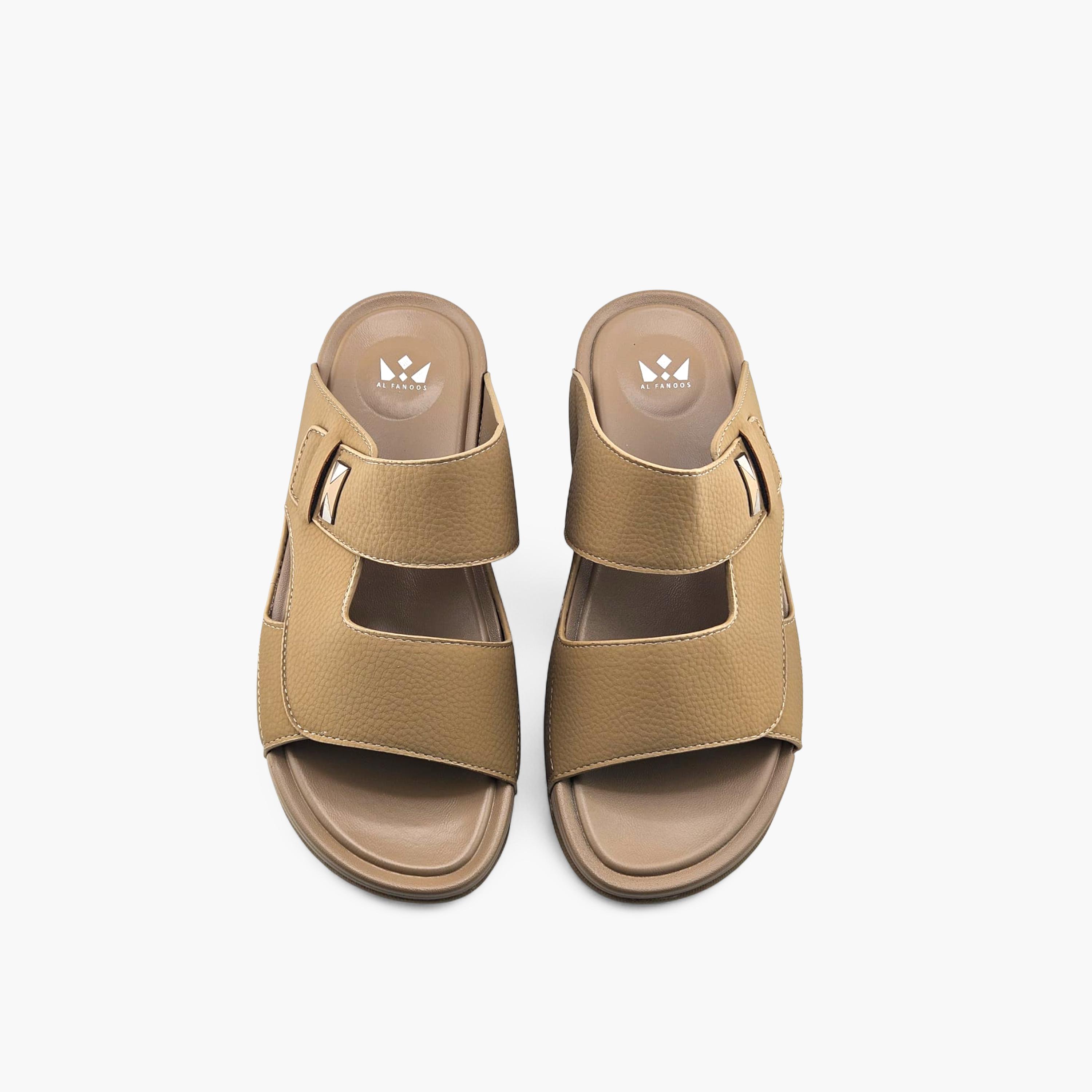 Al Fanoos Men's Slip-On Plush Comfort Arabic Sandals  | AF2602135-men-shoes-sandals-image-2