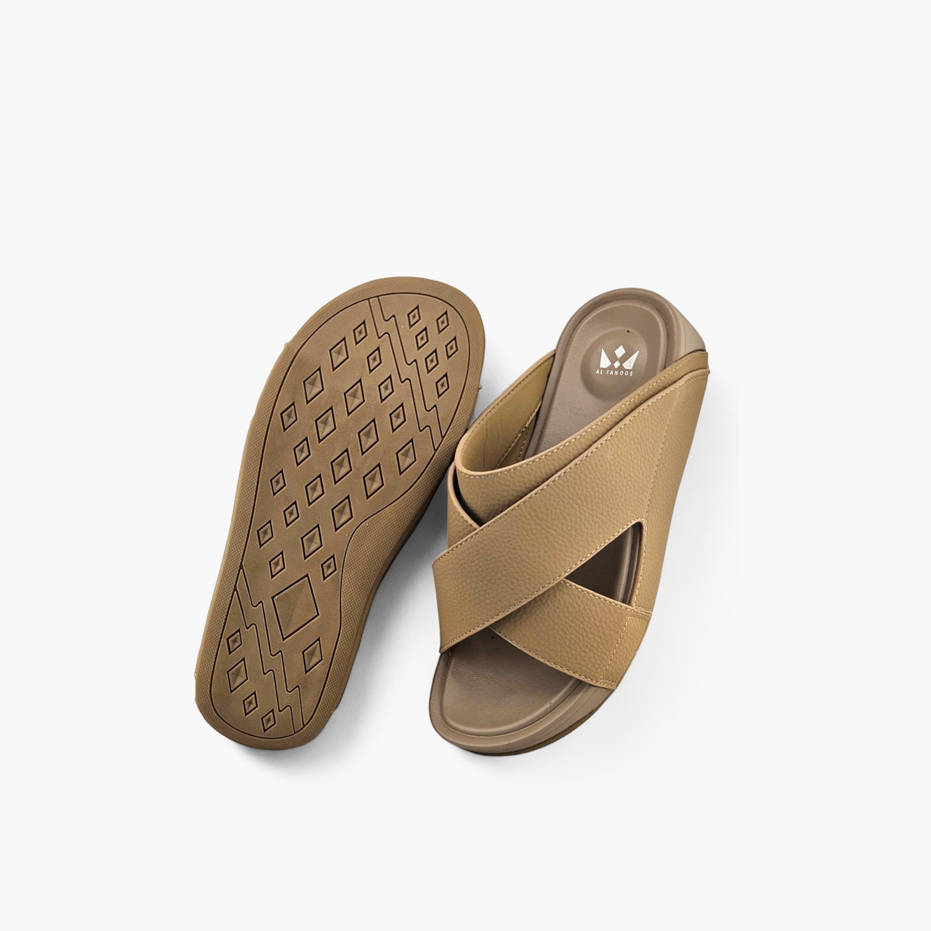 Al Fanoos Men's Slip-On Plush Comfort Arabic Sandals  | AF2602137-men-shoes-sandals-image-4