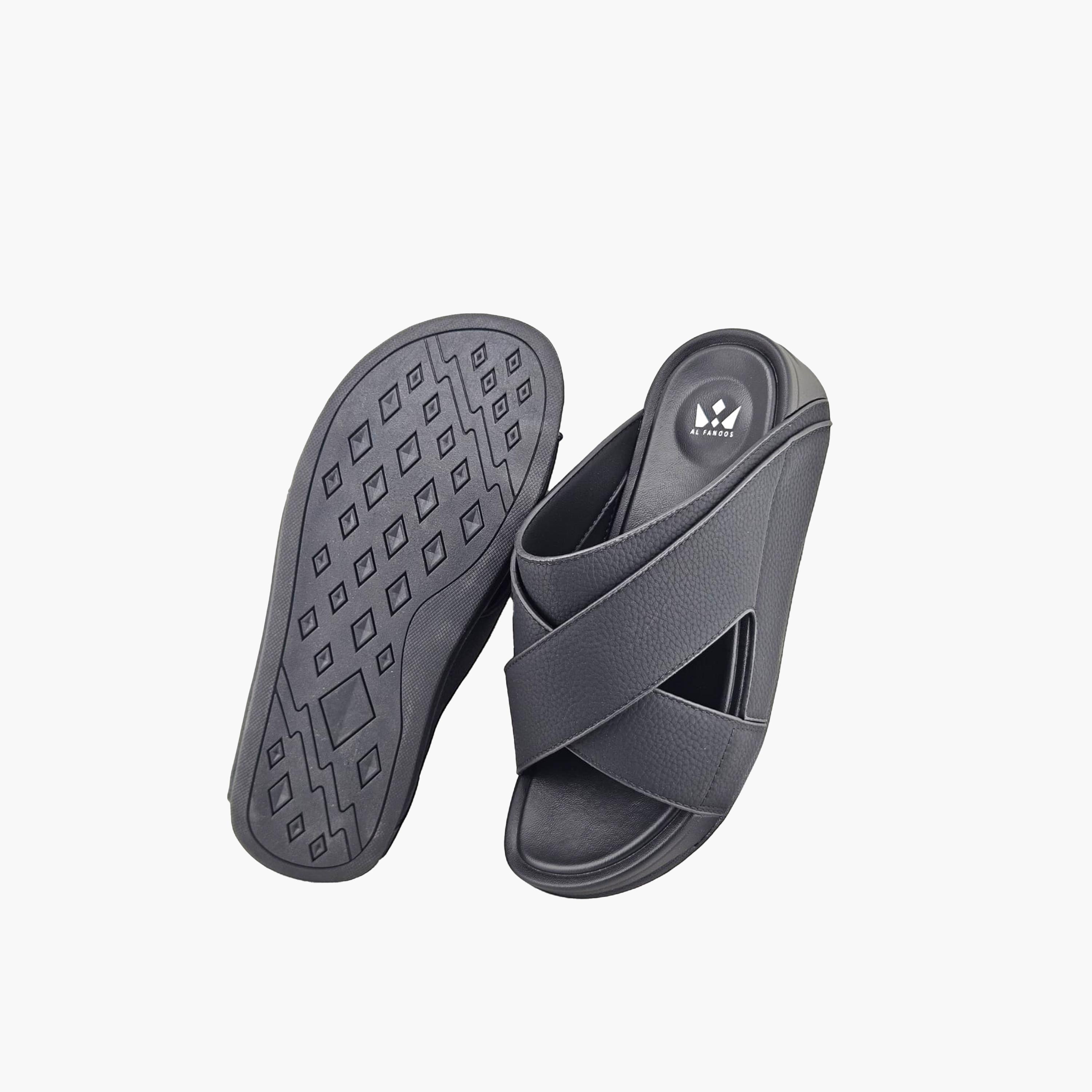 Al Fanoos Men's Slip-On Plush Comfort Arabic Sandals  | AF2602137-men-shoes-sandals-image-4