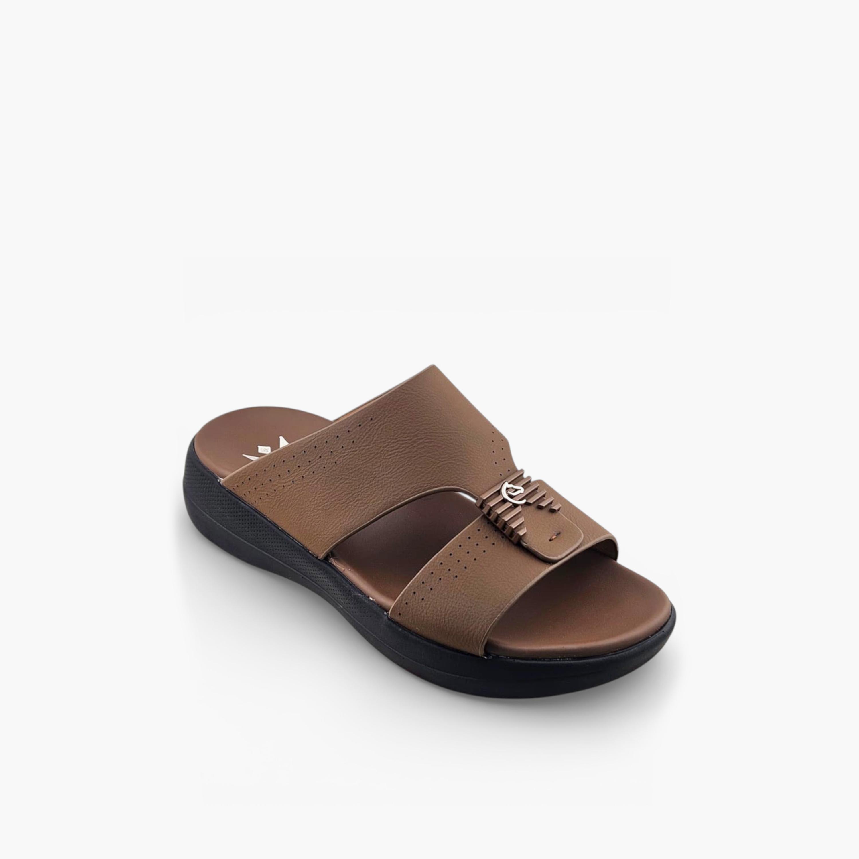 Al Fanoos Men's Slip-On Casa Al Noor Arabic Sandals | AFB26001-men-shoes-sandals-image-1