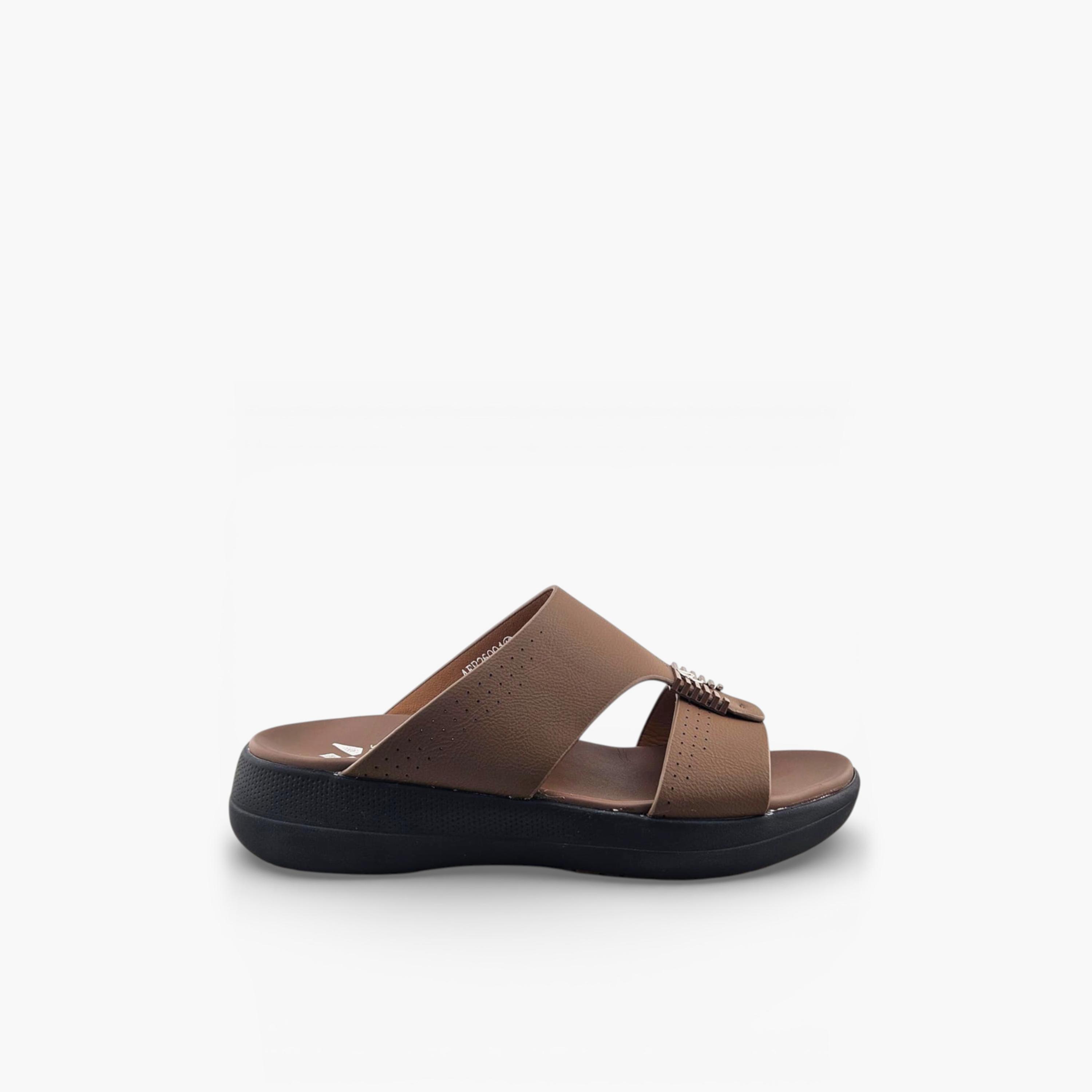 Al Fanoos Men's Slip-On Casa Al Noor Arabic Sandals | AFB26001-men-shoes-sandals-image-2