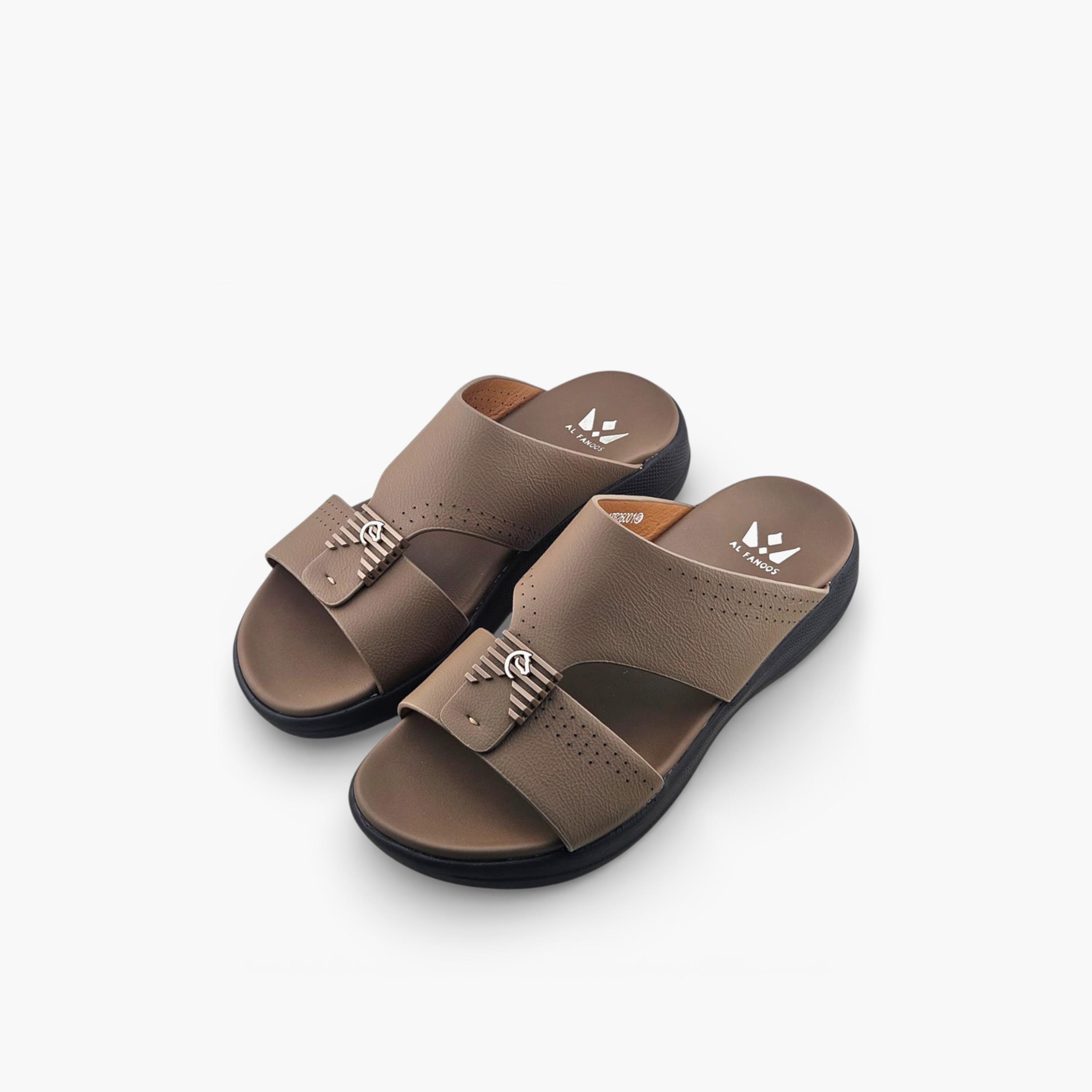 Al Fanoos Men's Slip-On Casa Al Noor Arabic Sandals | AFB26001-men-shoes-sandals-image-3
