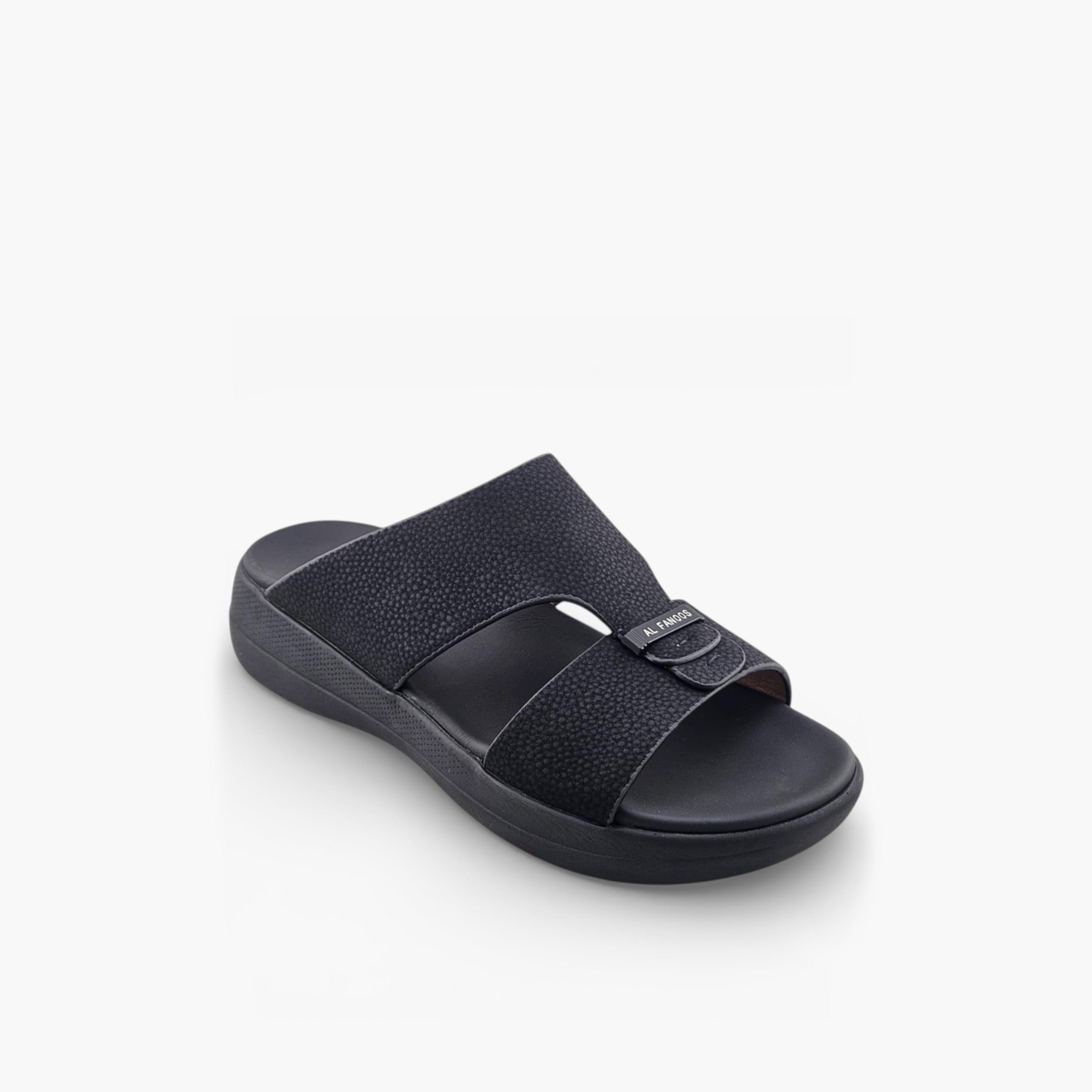 الفانوس - صندل كاسا النور رجالي سهل الارتداء تصميم عربي | AFB26002-men-shoes-sandals-image-1