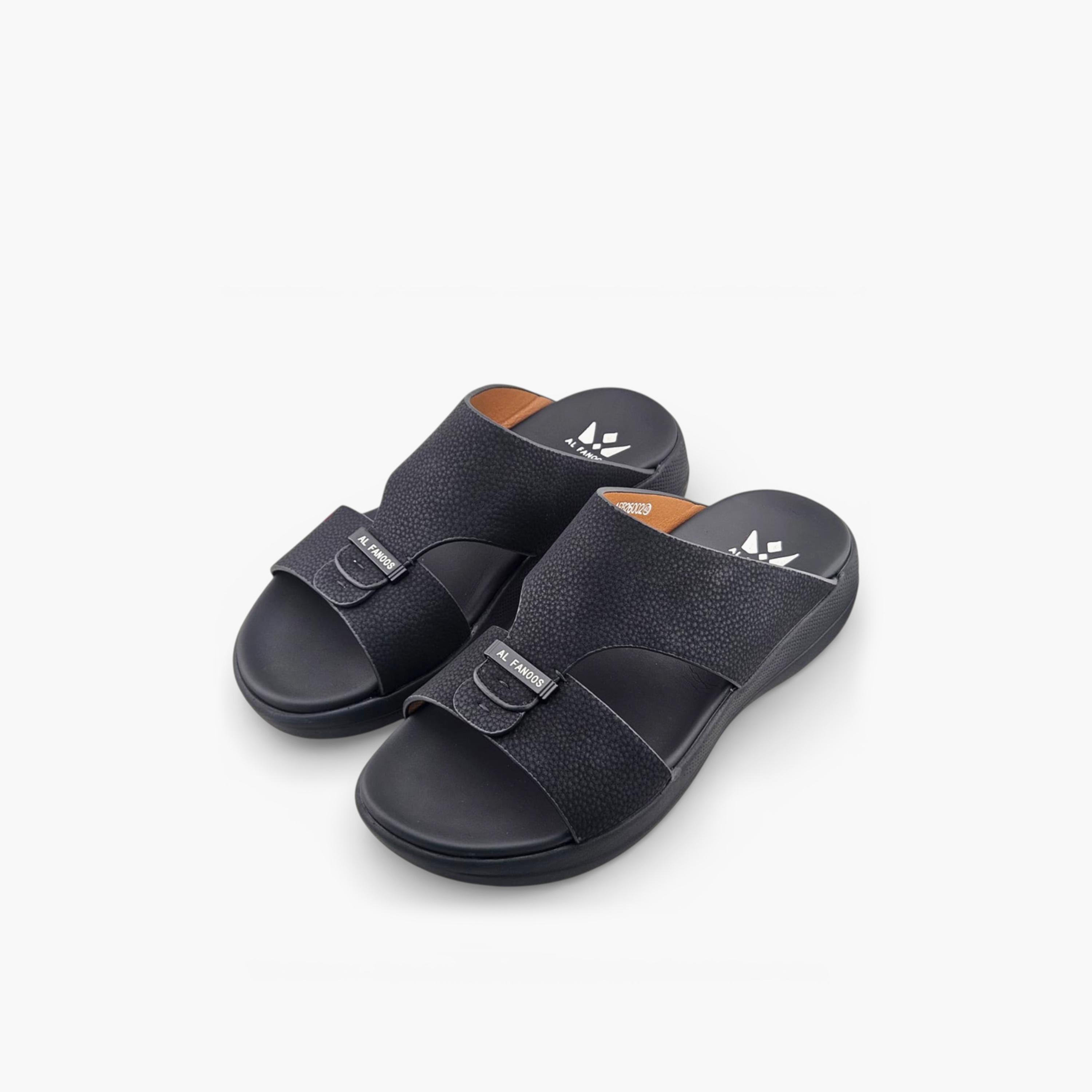 الفانوس - صندل كاسا النور رجالي سهل الارتداء تصميم عربي | AFB26002-men-shoes-sandals-image-3