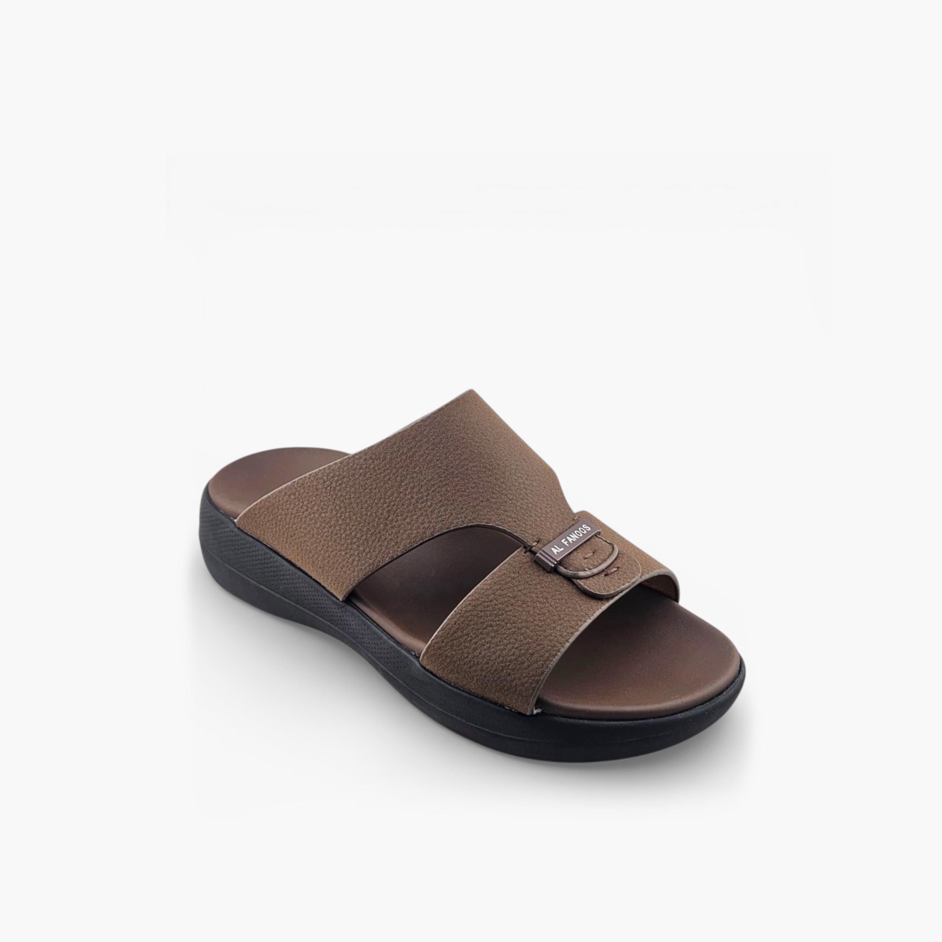 الفانوس - صندل كاسا النور رجالي سهل الارتداء تصميم عربي | AFB26002-men-shoes-sandals-image-1
