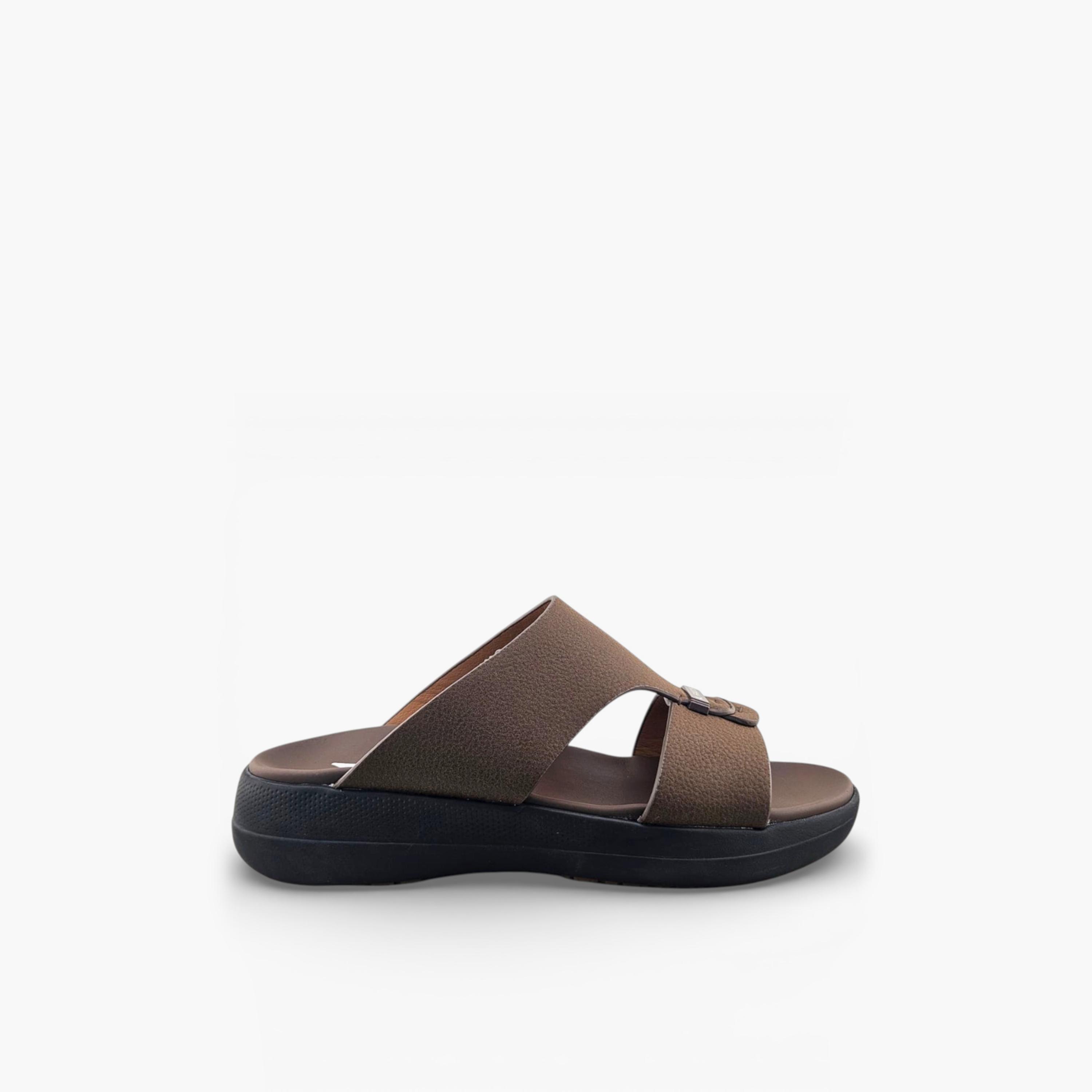 الفانوس - صندل كاسا النور رجالي سهل الارتداء تصميم عربي | AFB26002-men-shoes-sandals-image-2