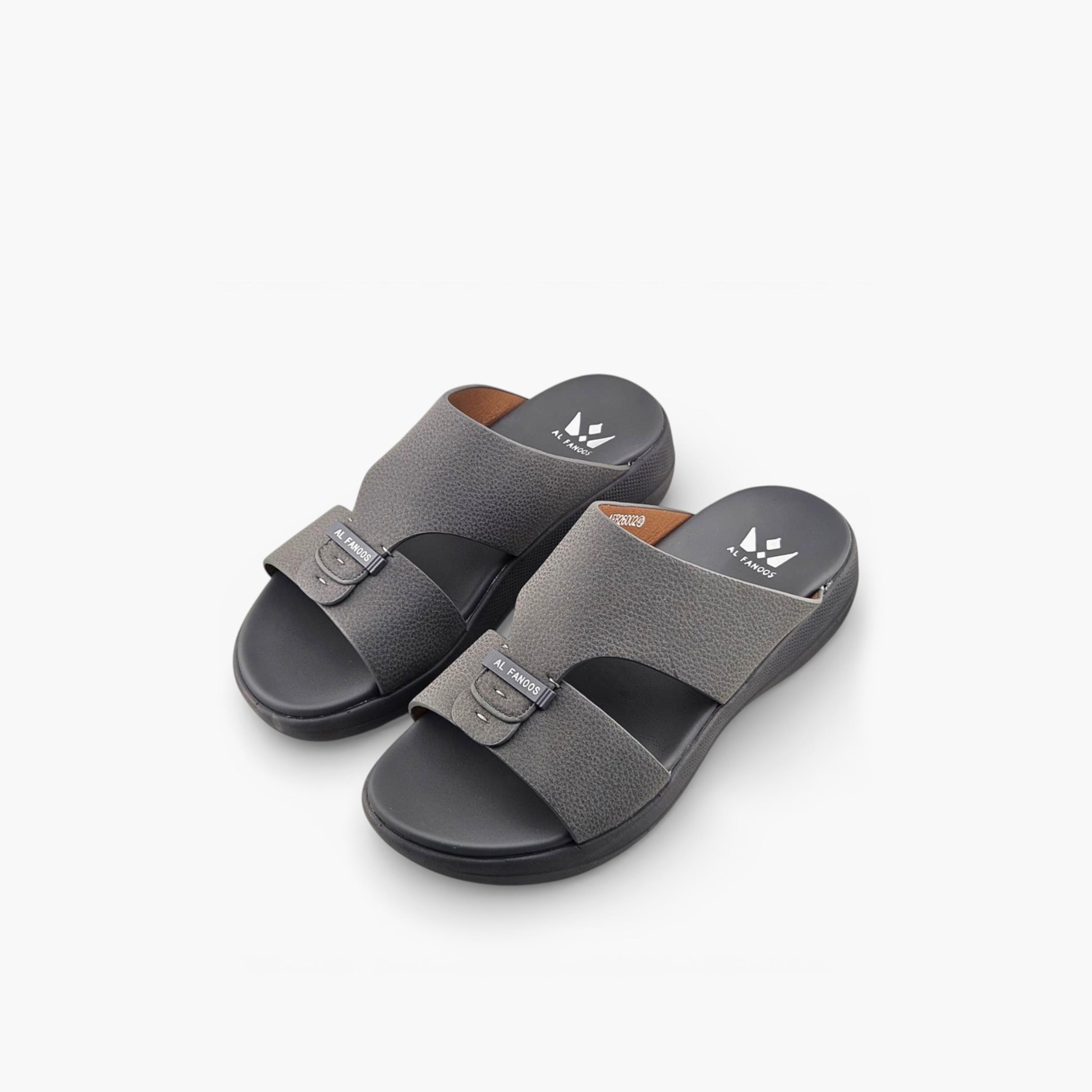 الفانوس - صندل كاسا النور رجالي سهل الارتداء تصميم عربي | AFB26002-men-shoes-sandals-image-3