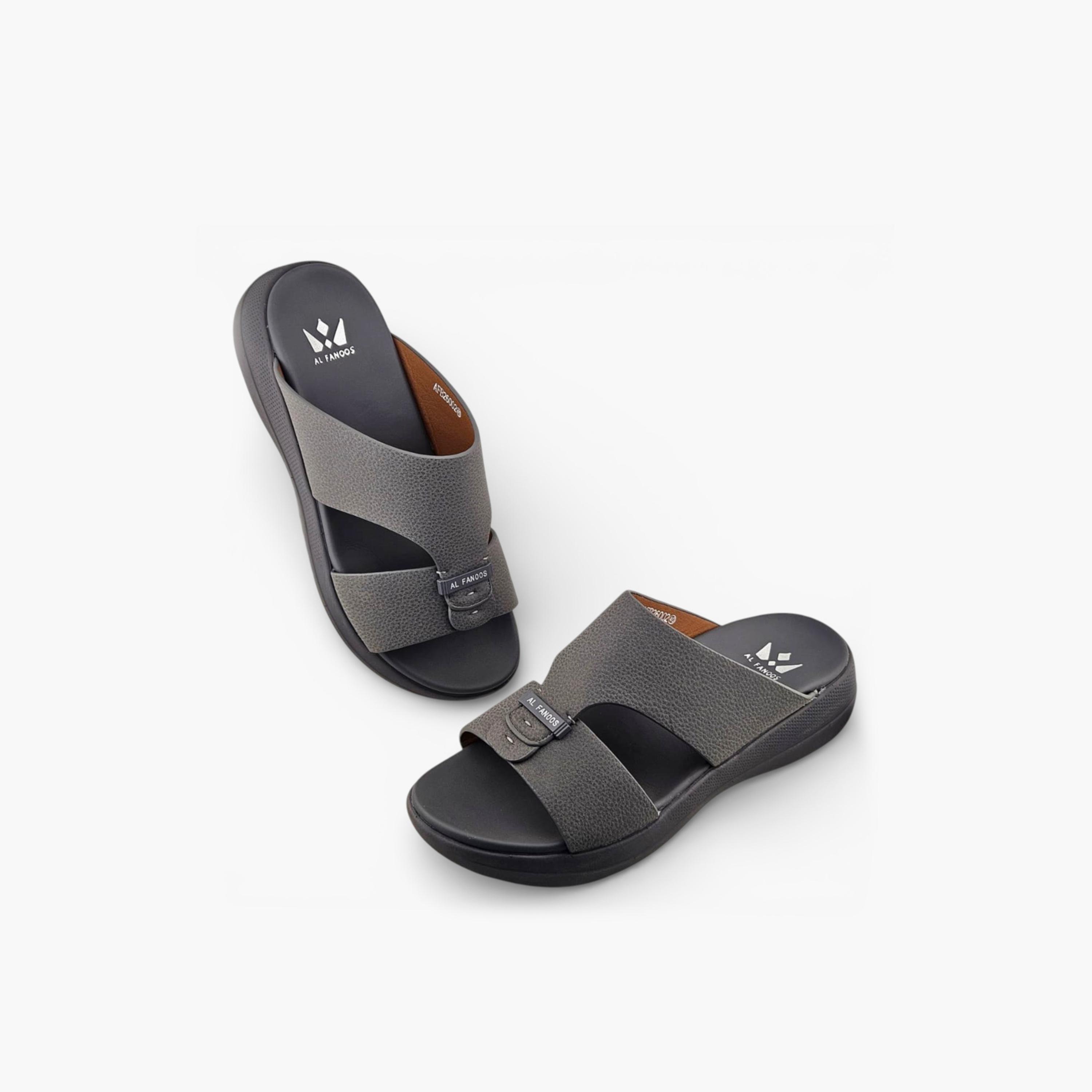 الفانوس - صندل كاسا النور رجالي سهل الارتداء تصميم عربي | AFB26002-men-shoes-sandals-image-4