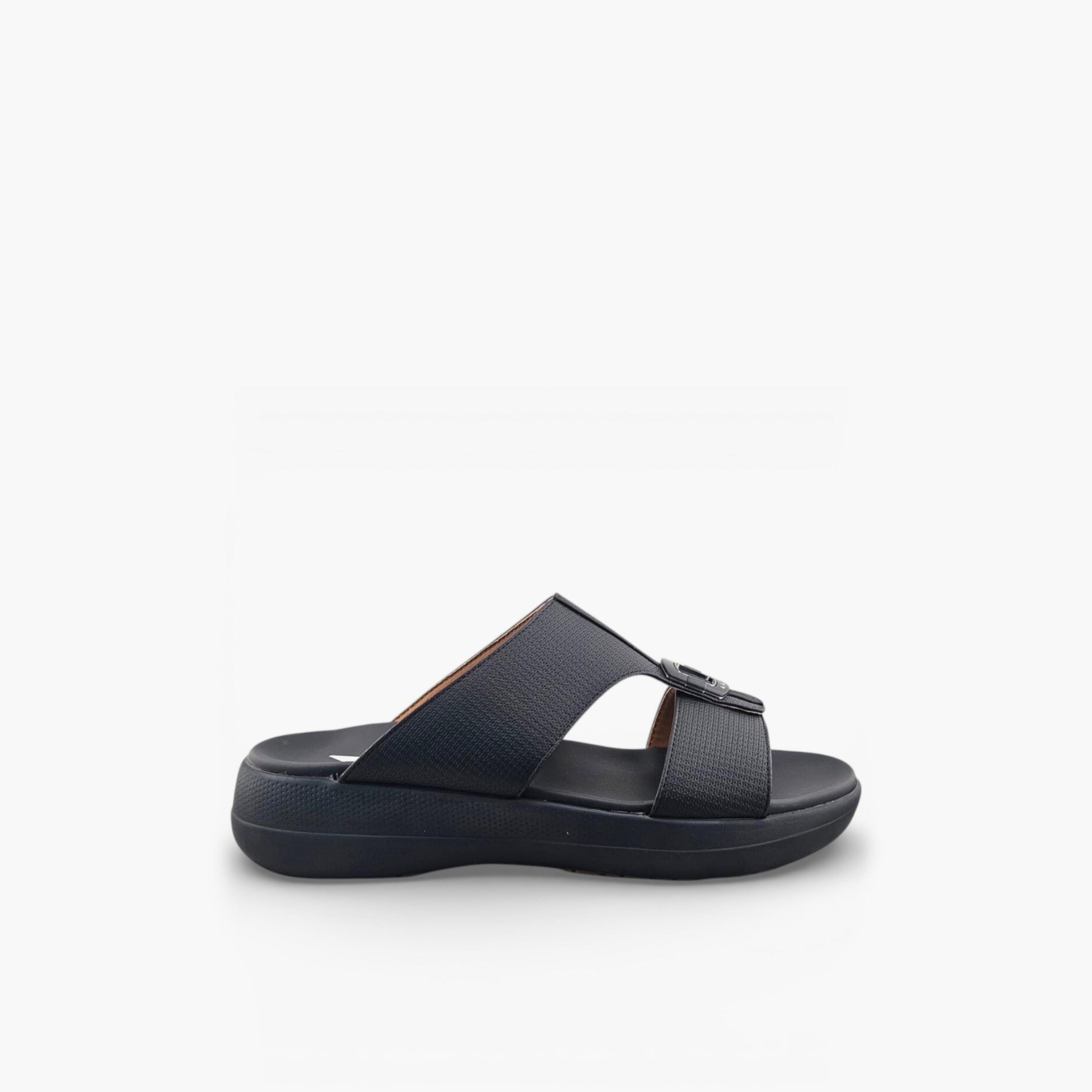 الفانوس - صندل كاسا النور رجالي سهل الارتداء تصميم عربي | AFB26003-men-shoes-sandals-image-2