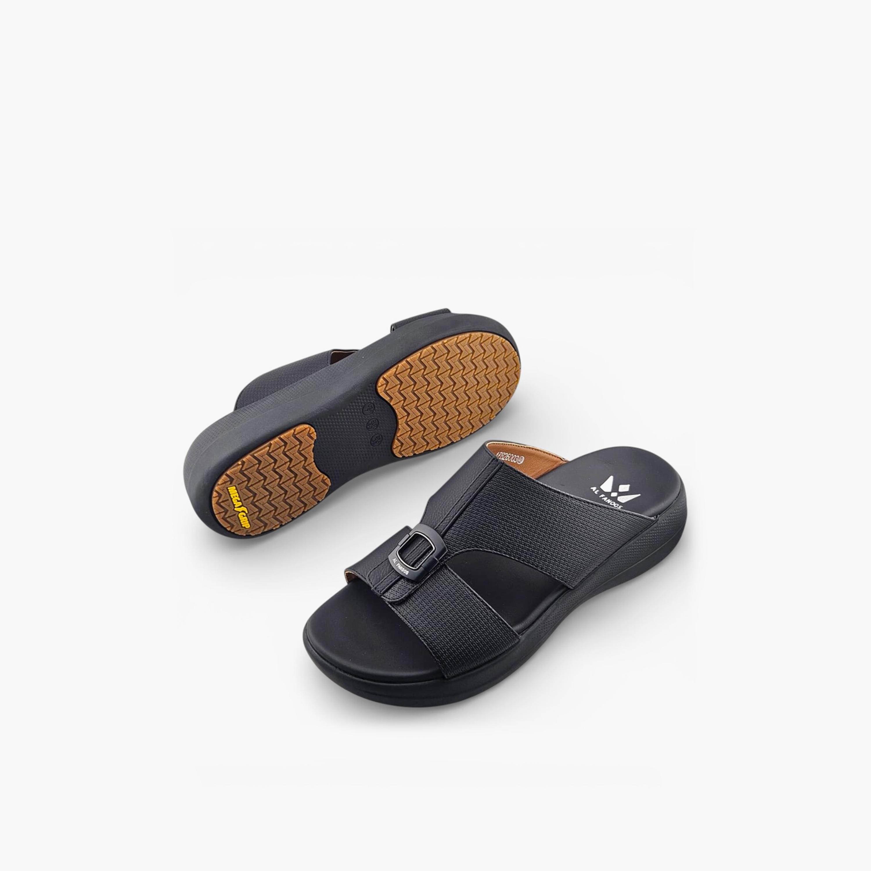 الفانوس - صندل كاسا النور رجالي سهل الارتداء تصميم عربي | AFB26003-men-shoes-sandals-image-5