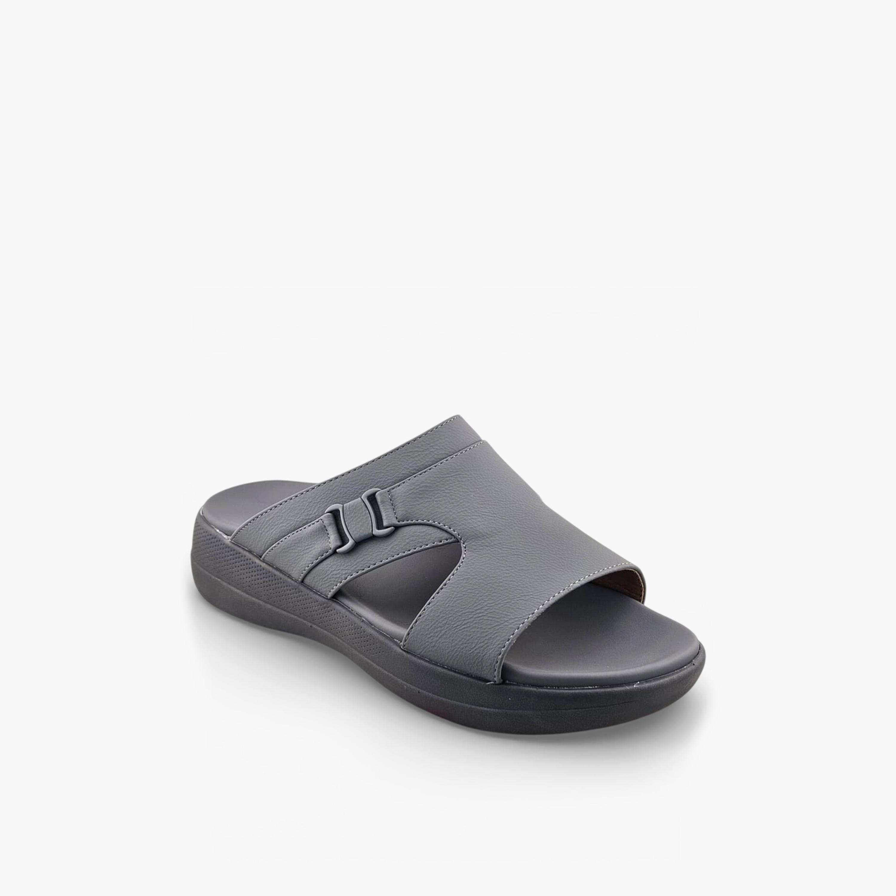 الفانوس - صندل كاسا النور رجالي سهل الارتداء تصميم عربي | AFB26004-men-shoes-sandals-image-1