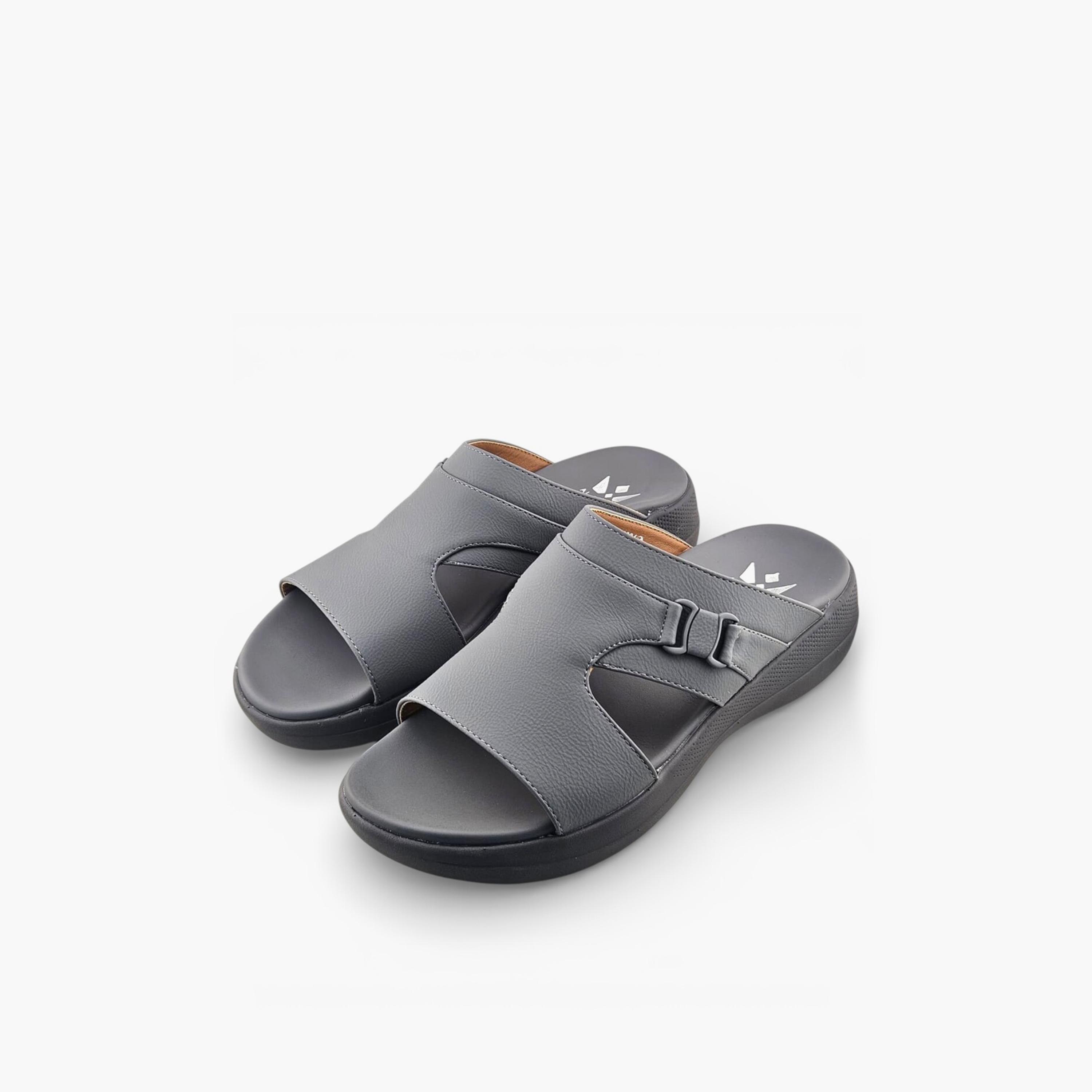 الفانوس - صندل كاسا النور رجالي سهل الارتداء تصميم عربي | AFB26004-men-shoes-sandals-image-3