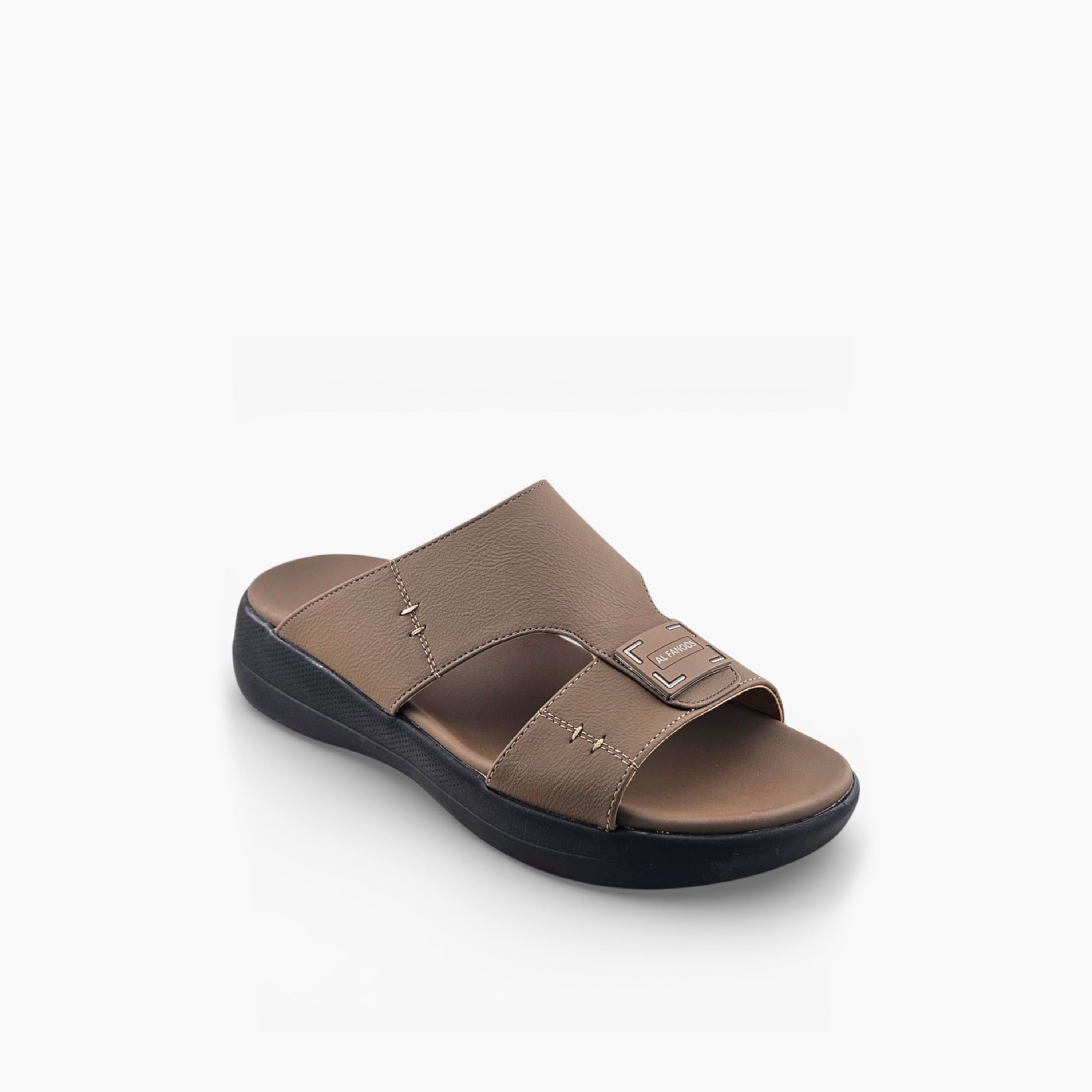 الفانوس - صندل كاسا النور رجالي سهل الارتداء تصميم عربي | AFB26005-men-shoes-sandals-image-1
